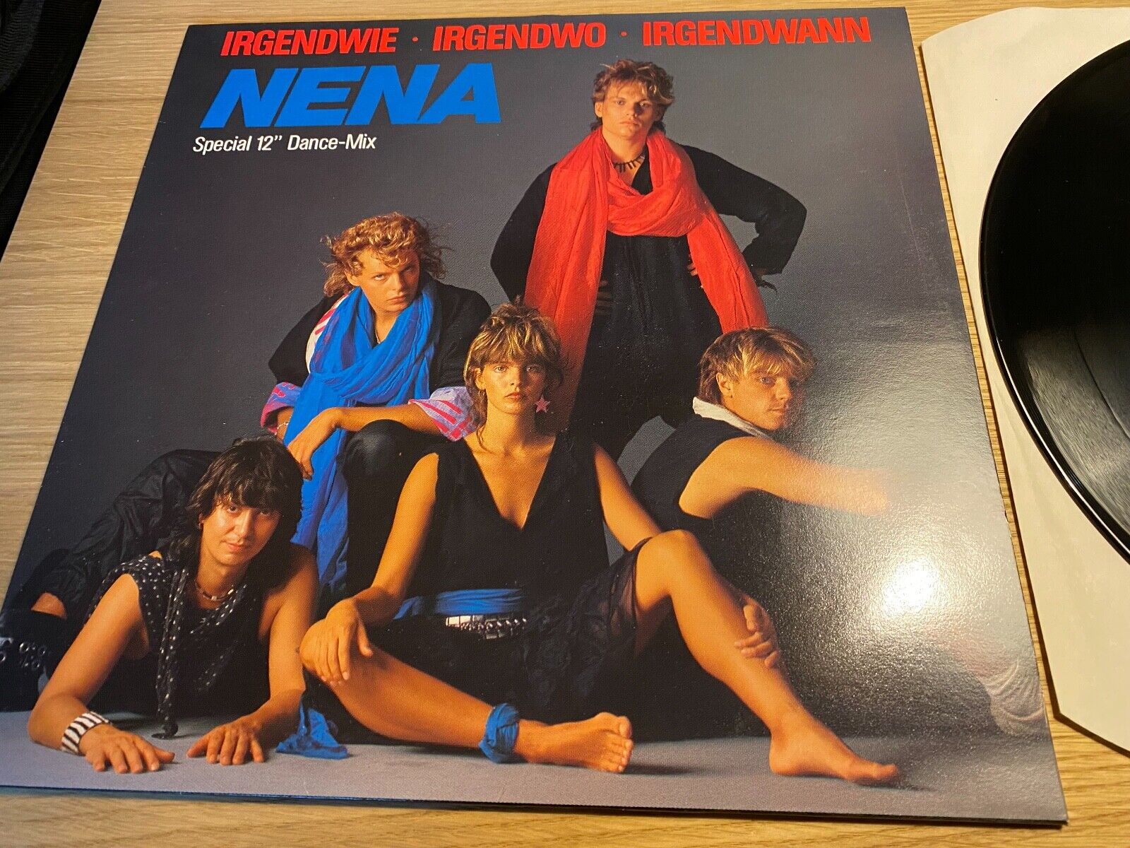 NENA "IRGENDWIE IRGENDWO IRGENDWANN" 1984 VINYL MAXI SINGLE VINYL CBS RECORDS 12