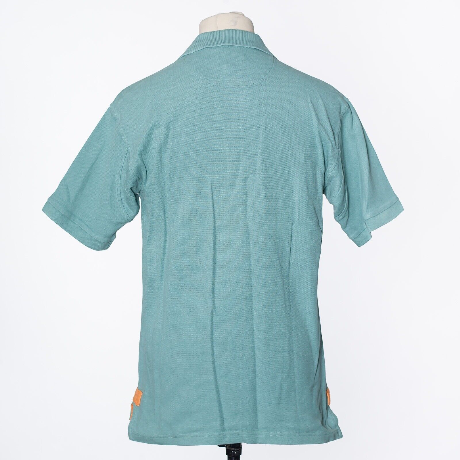 ORVIS Mint Green Pique Cotton Polo Shirt Size S