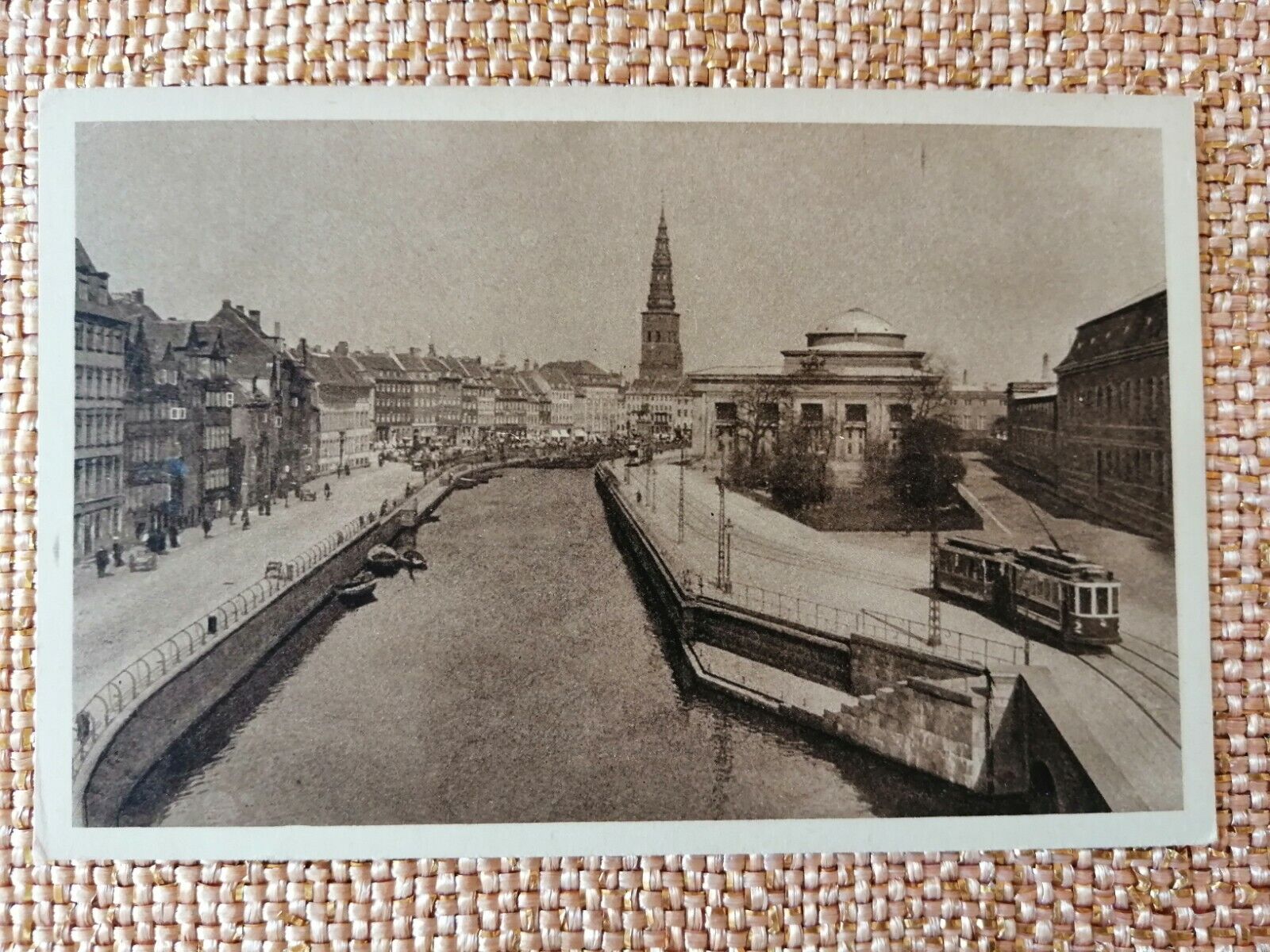 Vintage Danish postcardCopenhagenNybrogade1900-10 Unposted