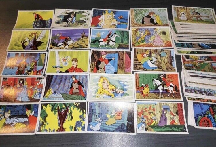 COMPLETE SET 1960 RICH'S COFFEE WALT DISNEY SLEEPING BEAUTY DANISH TRADING CARD