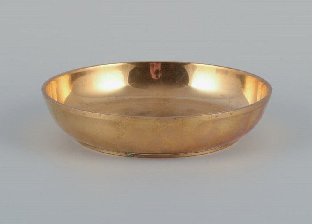 Early Just Andersen Art Deco bronze bowl with motif of woman Approx 1930