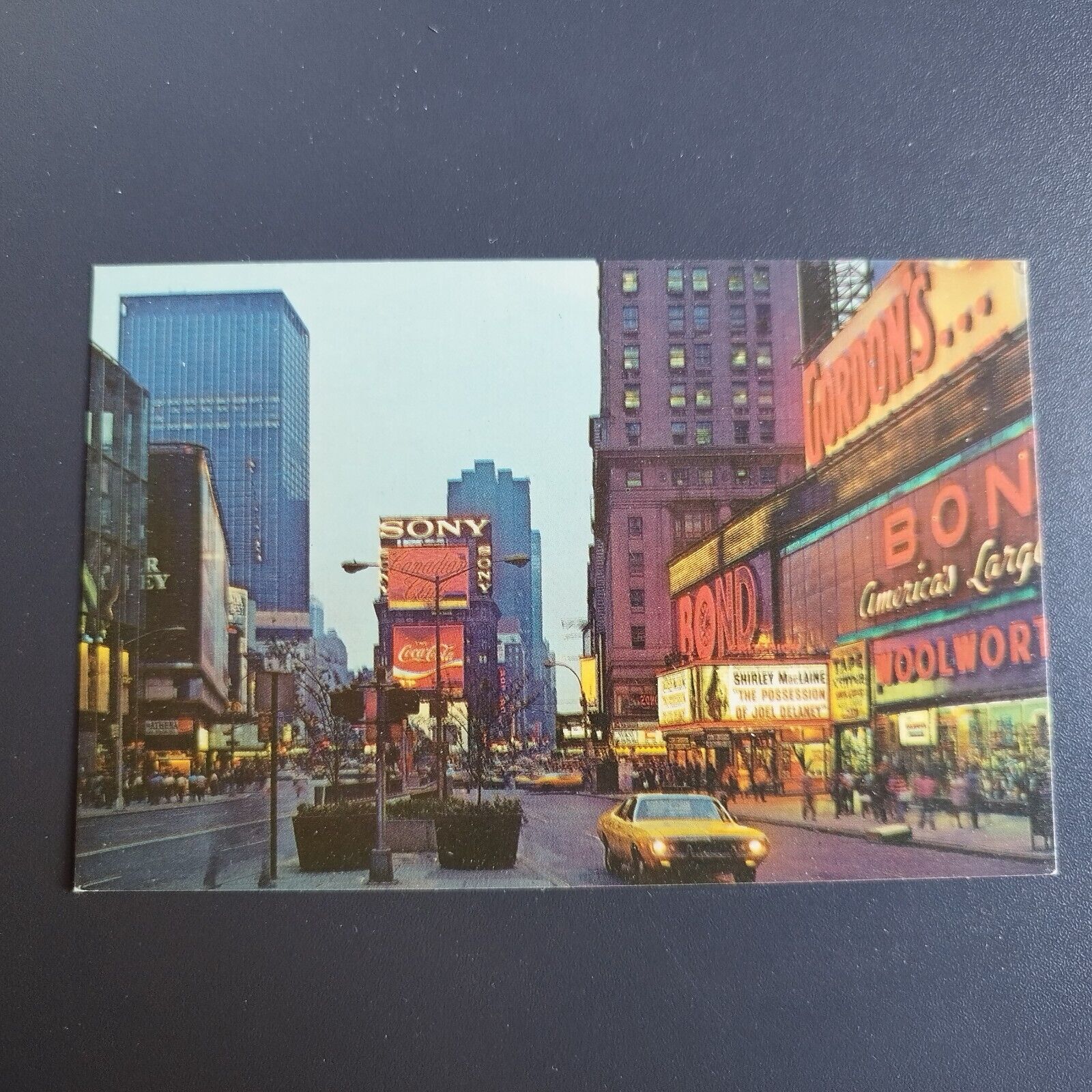 New York City Times Square at night 1970s