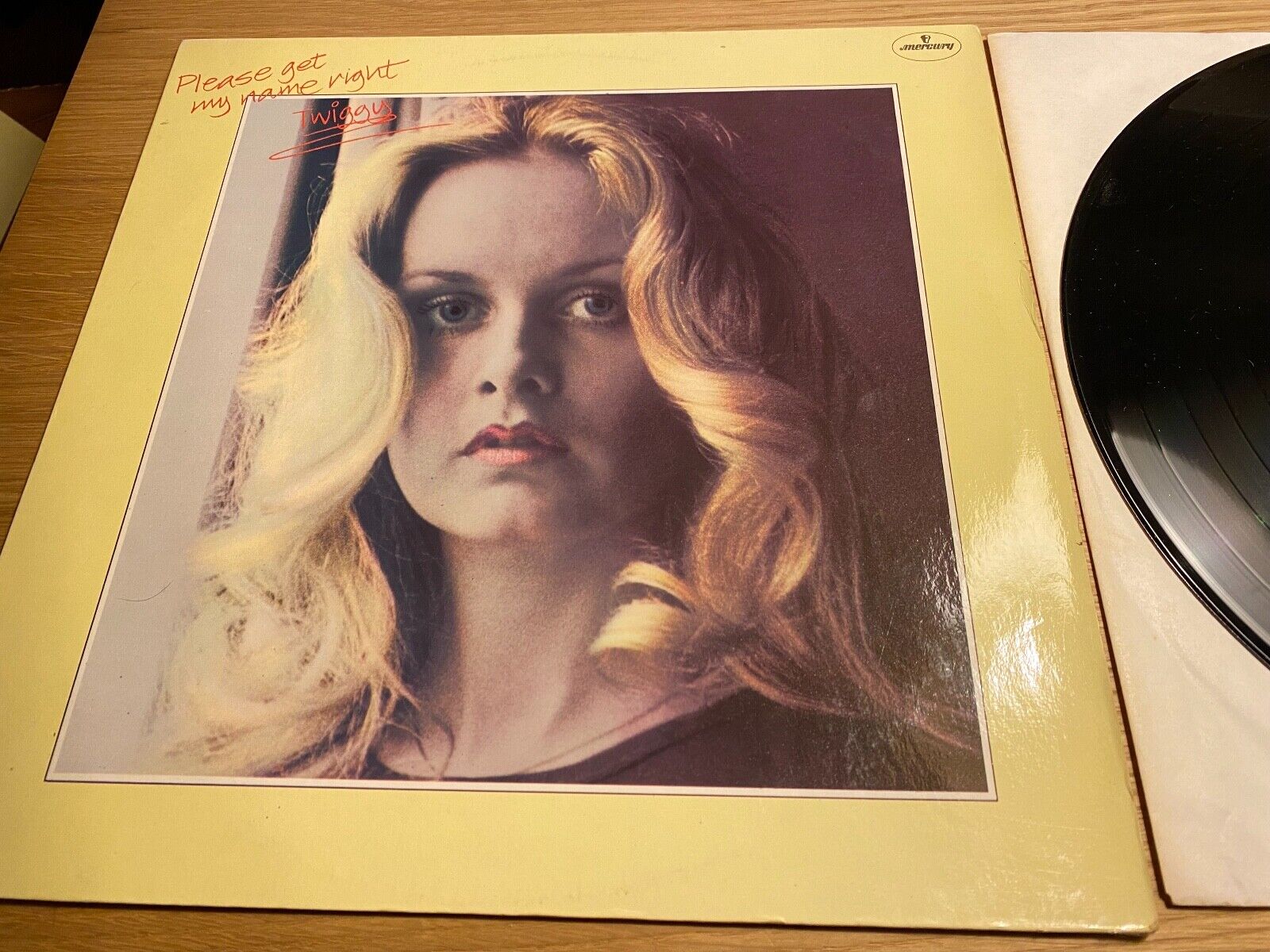 TWIGGY "PLEASE GET MY NAME RIGHT" 1977 MERCURY RECORDS DUTCH PRESS LP 13 TRACKS*