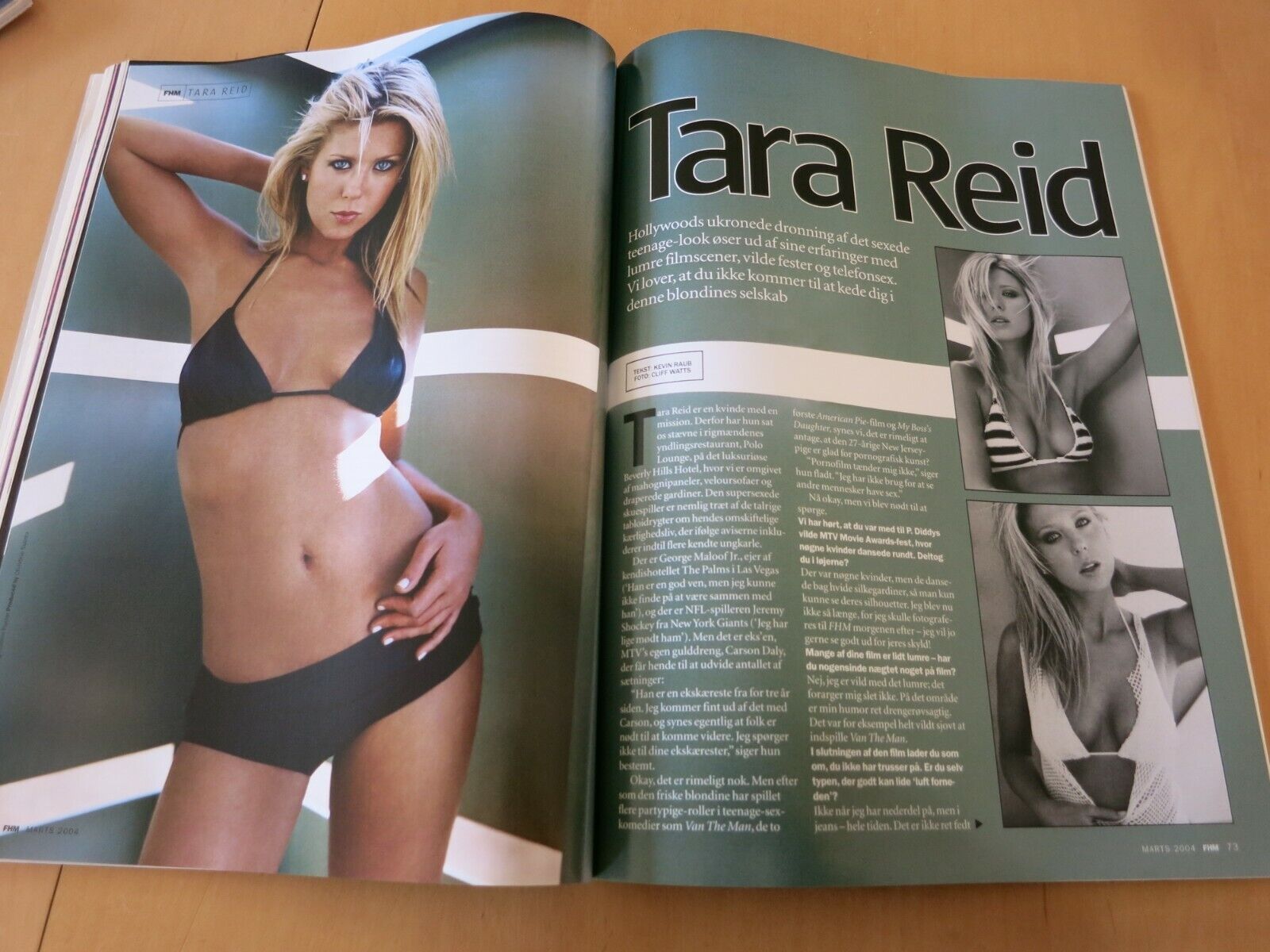 Danish FHM Magazine 2004 TARA REID Mercedes McNab PARIS HILTON #86