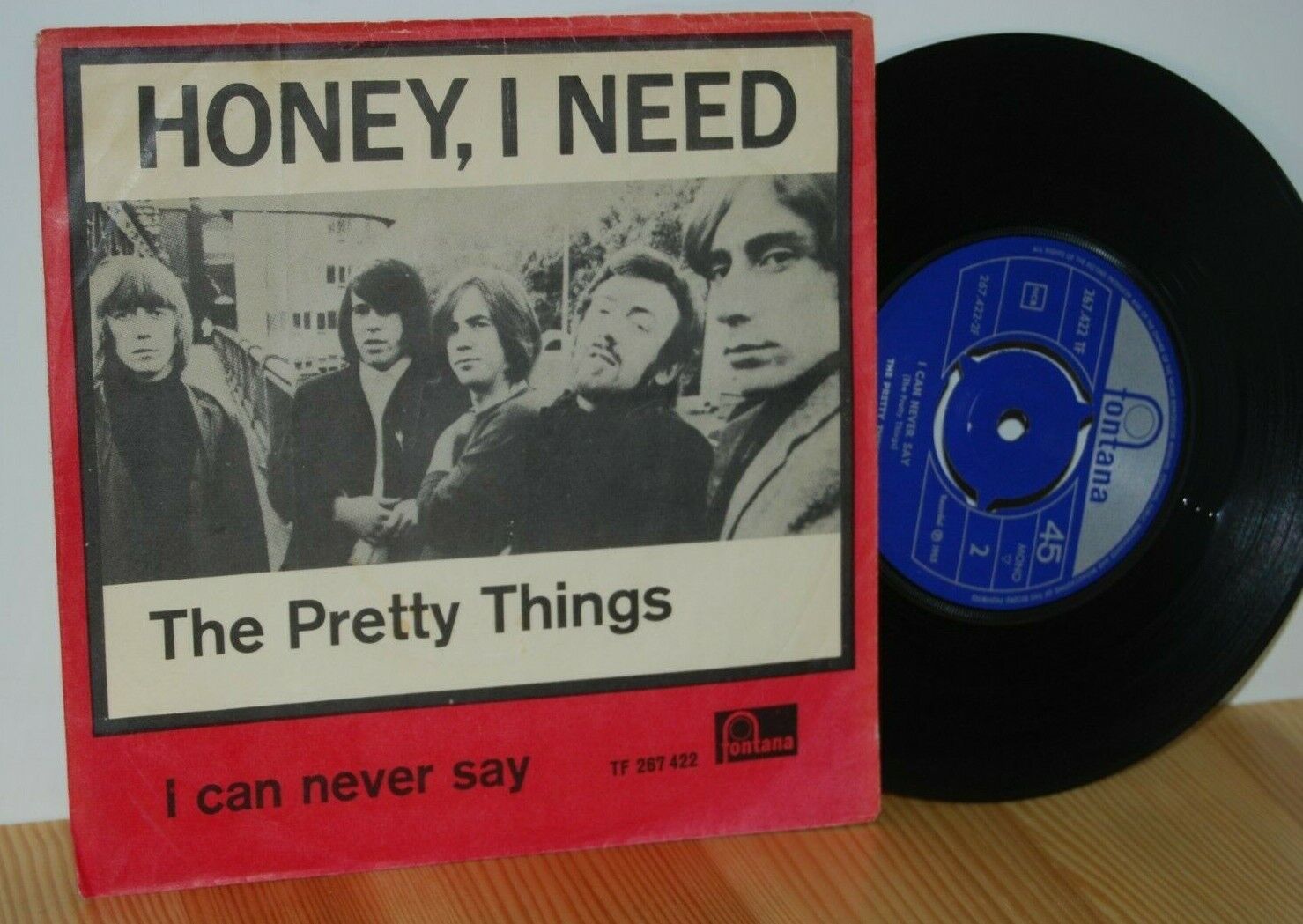 The PRETTY THINGS Honey I Need DANISH PS Picture Sleeve 45