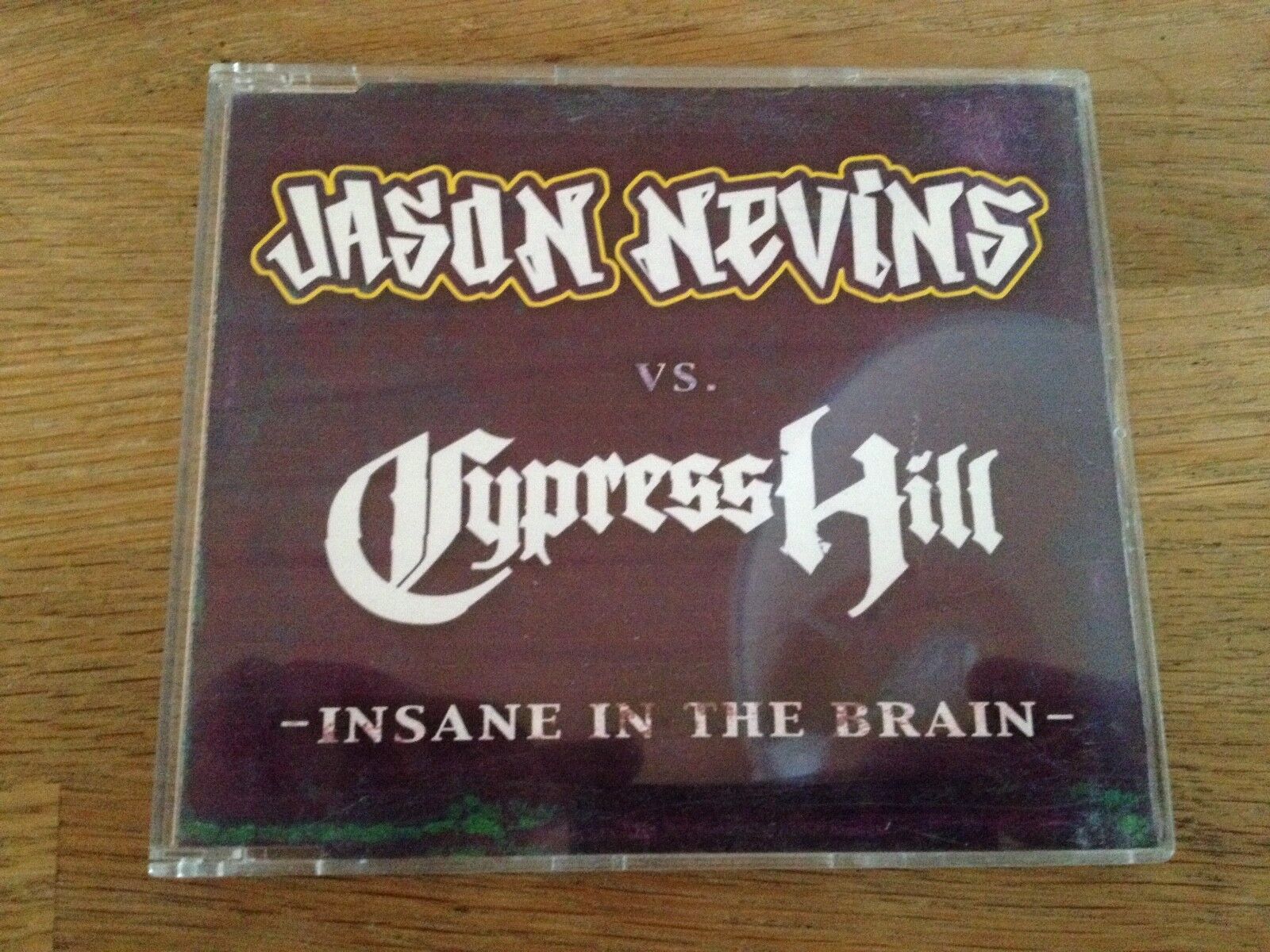 JASON NEVINS VS CYPRESS HILL"INSANE IN THE BRAIN" 1999 CD SINGLE RARE 3 REMIXES