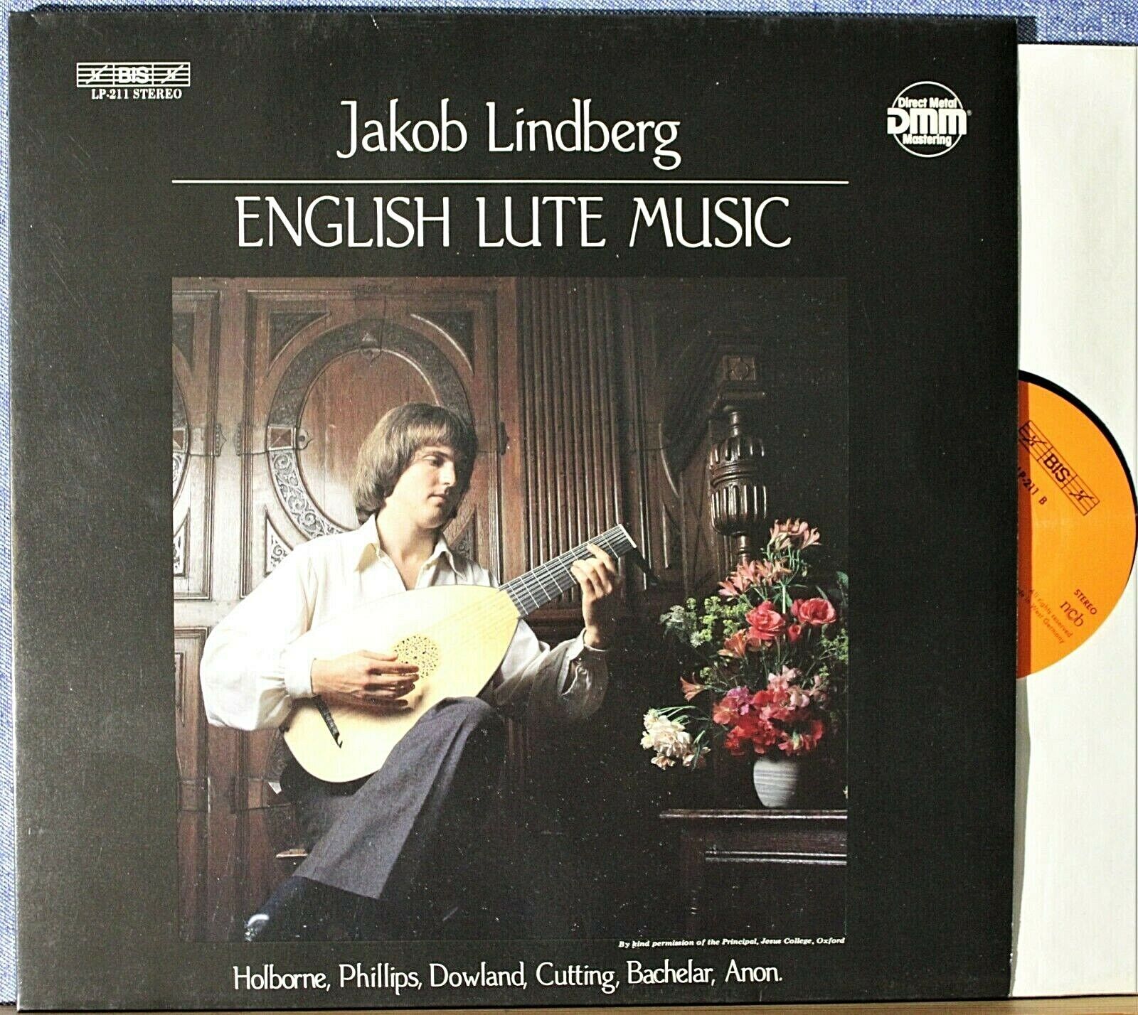 Lindberg English Lute Music BIS LP-211 NM