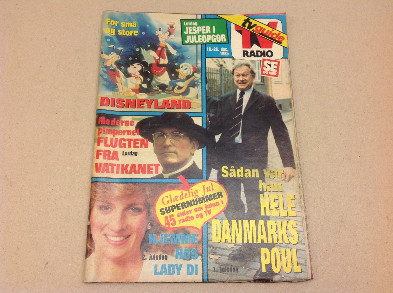 Sylvester Stallone Gitte Nielsen Marriage Vtg Danish Magazine 1985 "Se og Hoer"