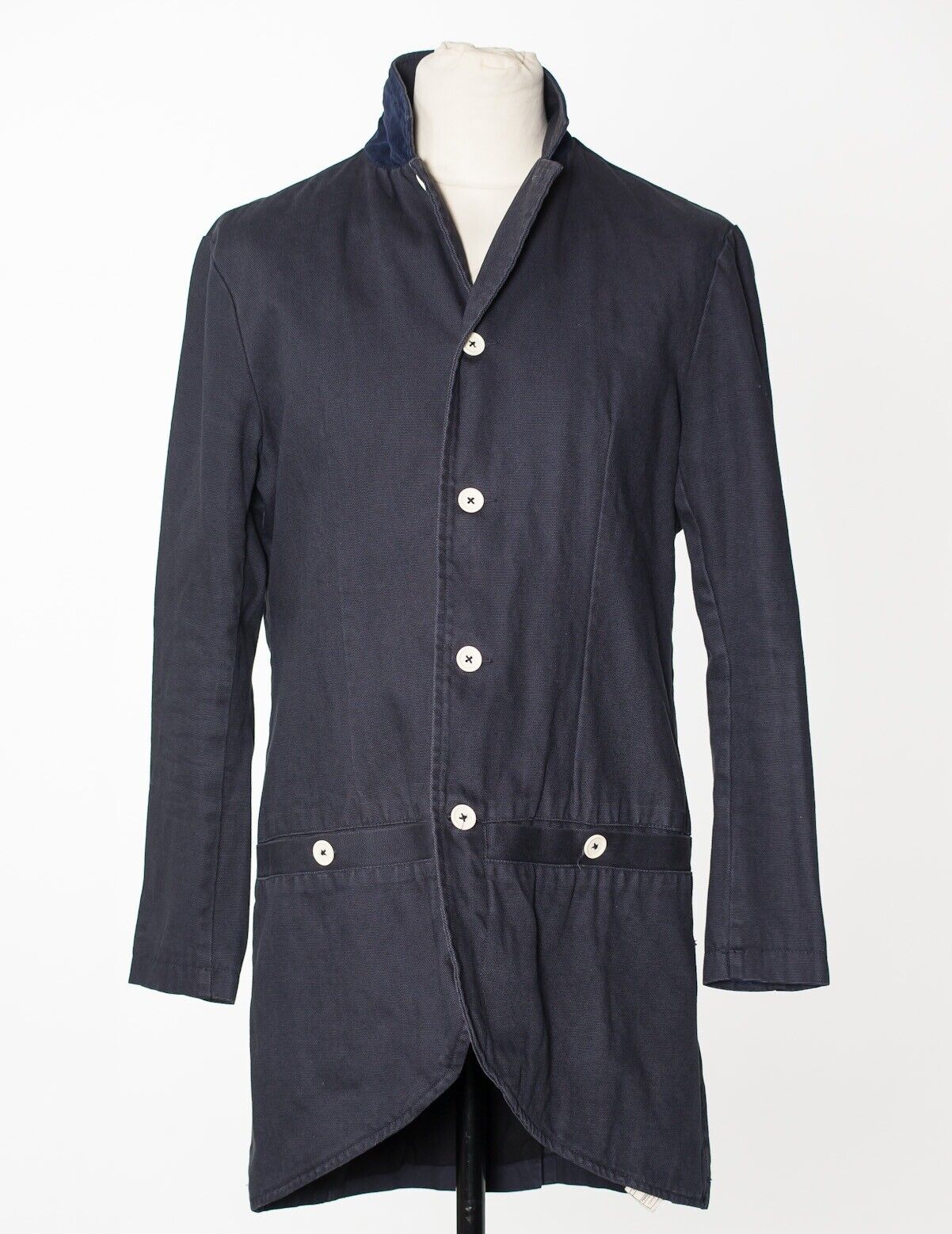 HAN KJØBENHAVN Blue Cotton Coat Size L