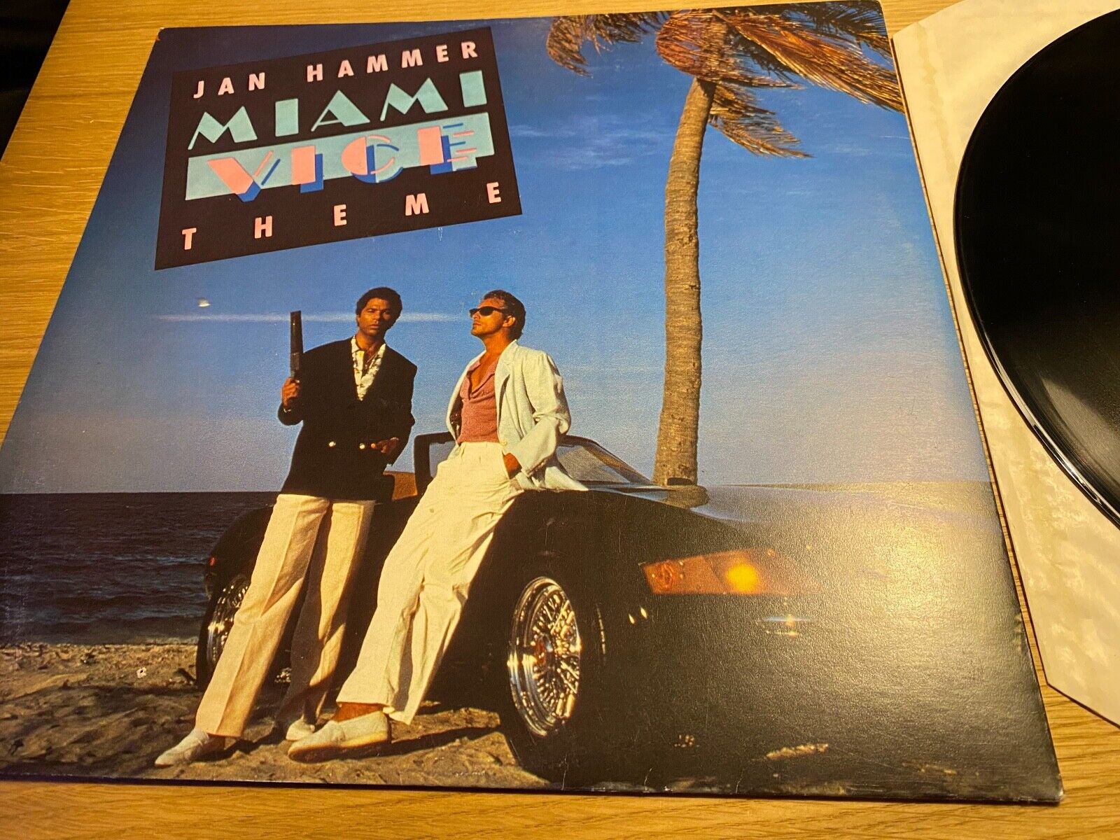 JAN HAMMER "MIAMI VICE THEME" 1985 12" VINYL MAXI SINGLE MCA RECORDS ST 45 RARE*