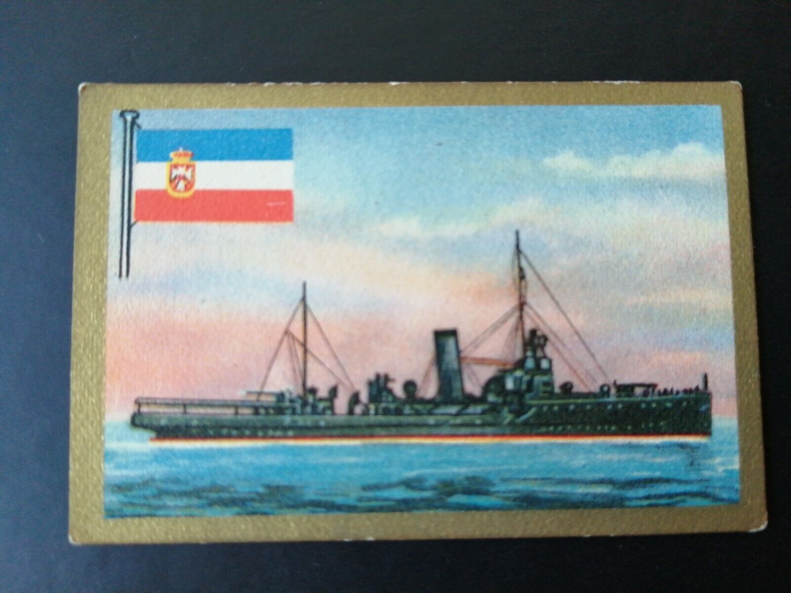 German SABA tobacco ship trading card 1931-33No 249 "Galeb" Jugoslavien