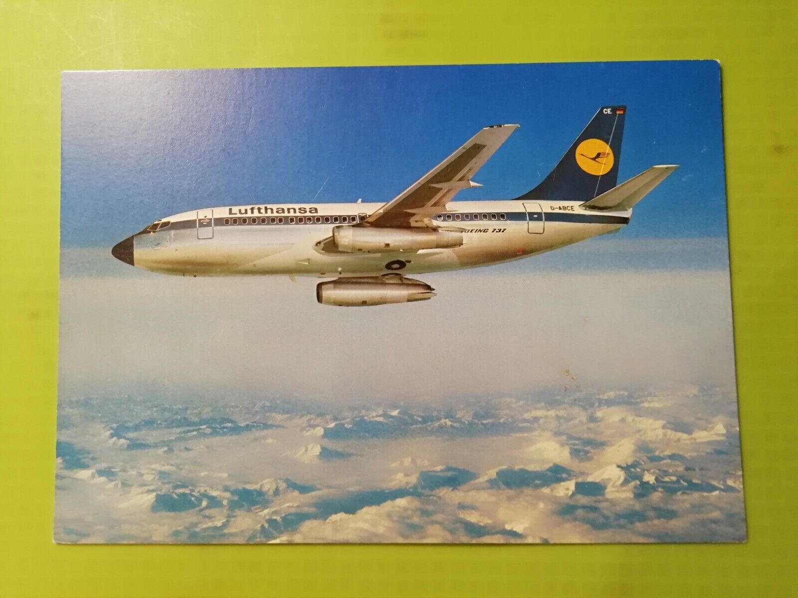 Aviation postcardGermanyLufthansa B 737City Jet Unposted