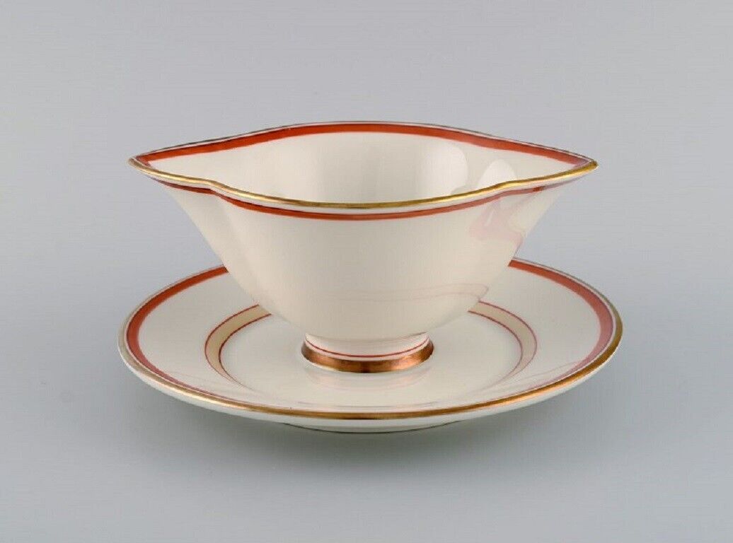 Christian Joachim Royal Copenhagen "The Spanish pattern" Bowl and sauce boat