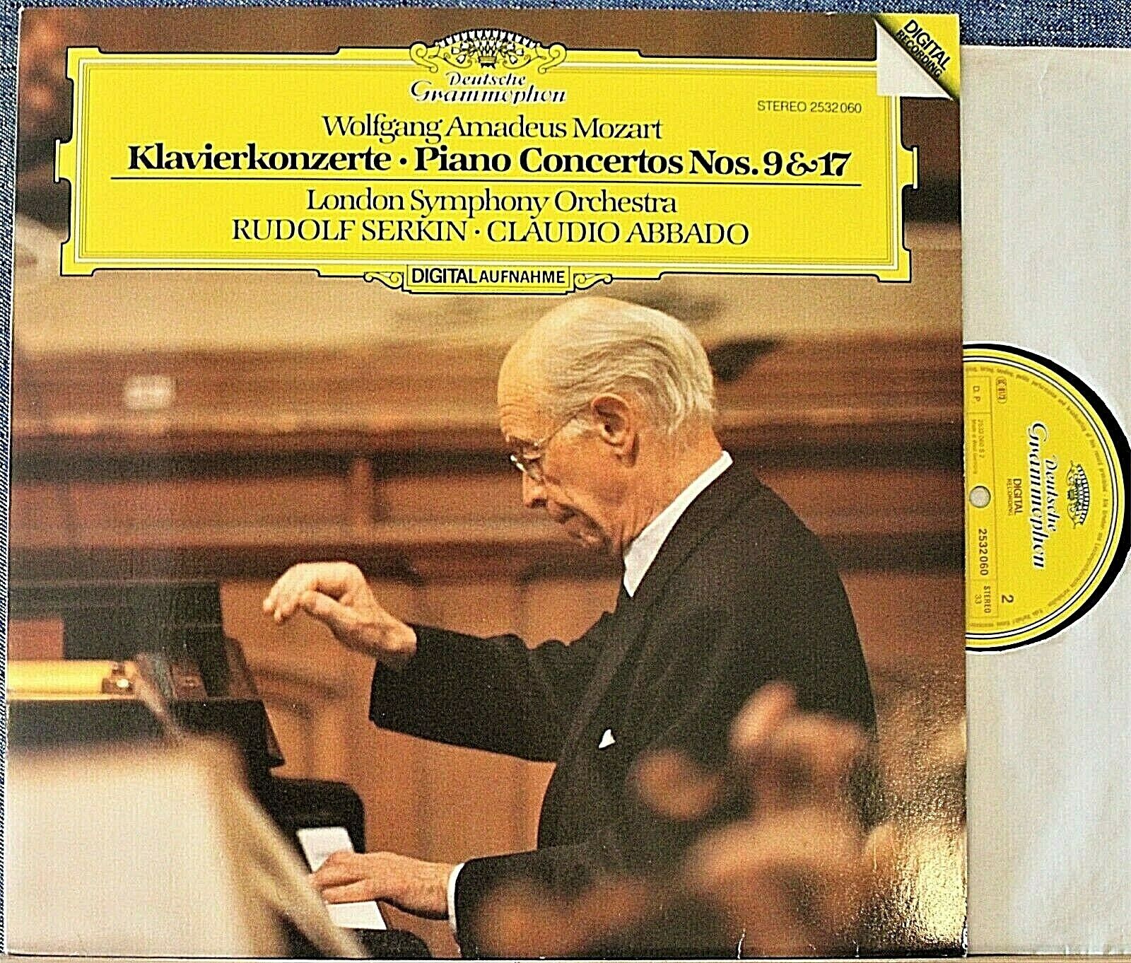 Serkin; Abbado Mozart (Piano concertos 9 + 17) DGG 2532 060 dig NM