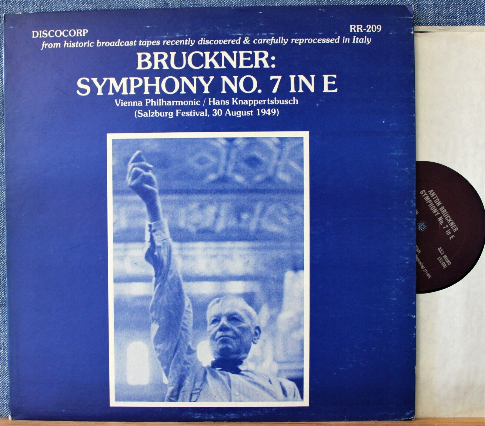 Knappertsbusch Bruckner (Symphony 7 - live 1949) Discocorp RR-209 NM