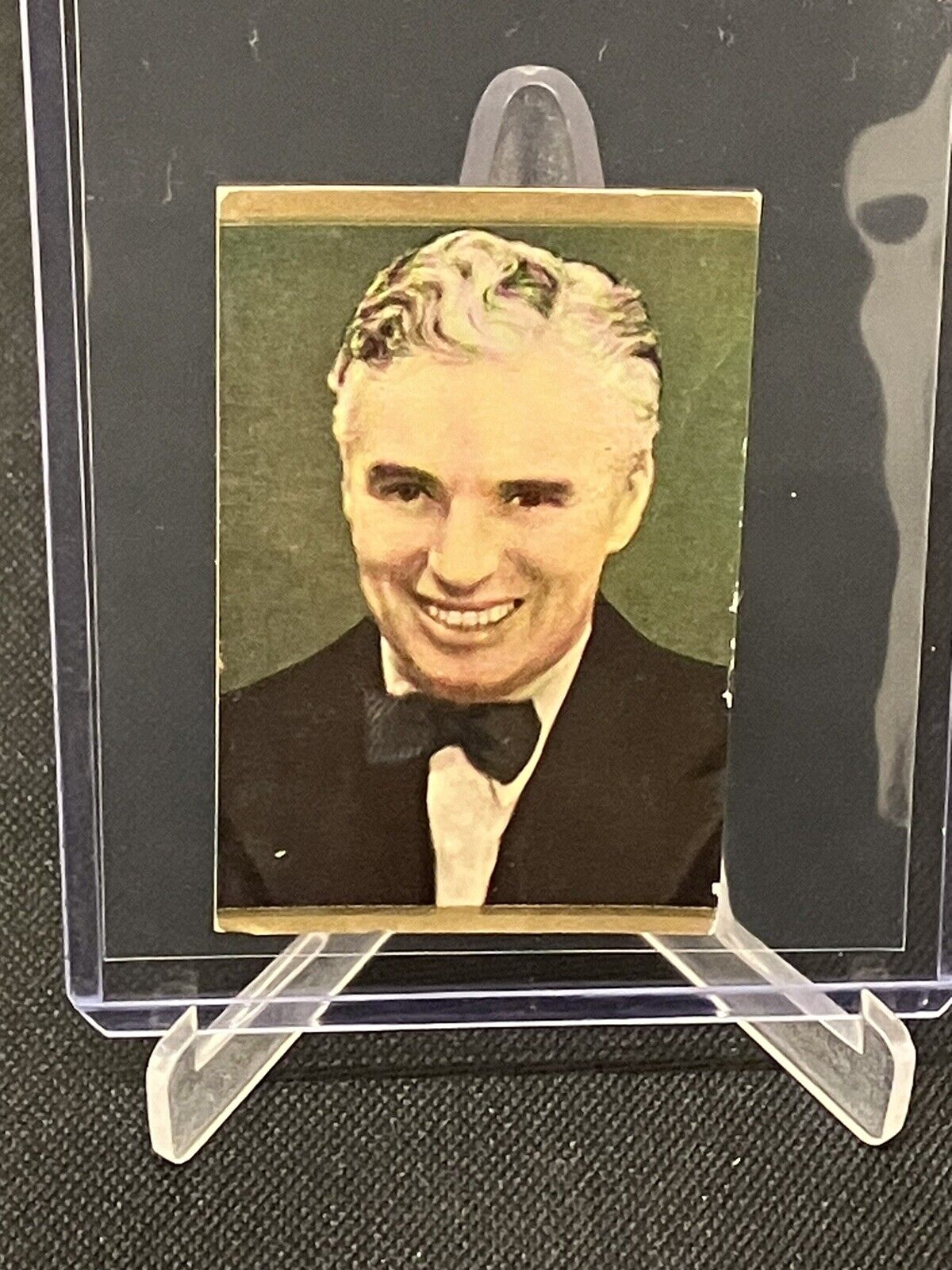 1936 HOLLYWOOD ACTOR CHARLES CHARLIE CHAPLIN RARE VINTAGE CARD MOVIE STARS