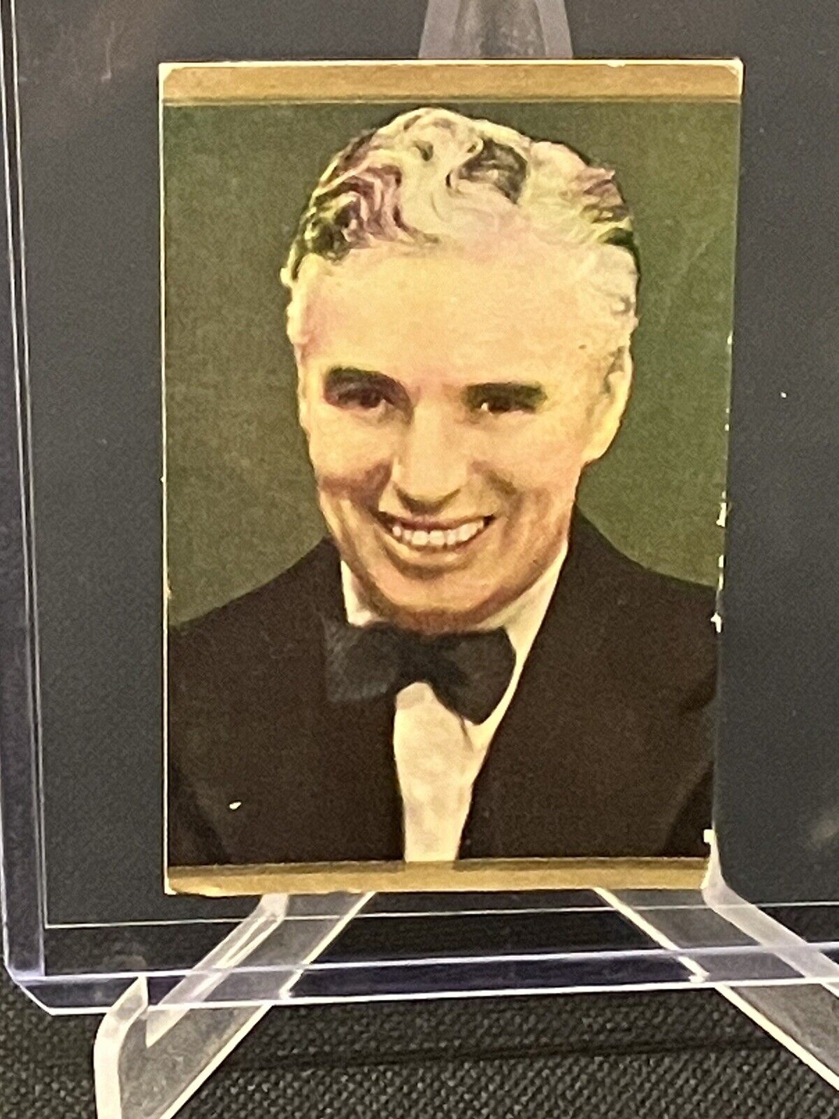 1936 HOLLYWOOD ACTOR CHARLES CHARLIE CHAPLIN RARE VINTAGE CARD MOVIE STARS