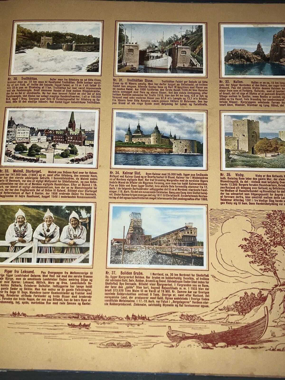 1936 Complete Danish History Album Around The World With Rich’s Soviet Union ✈️