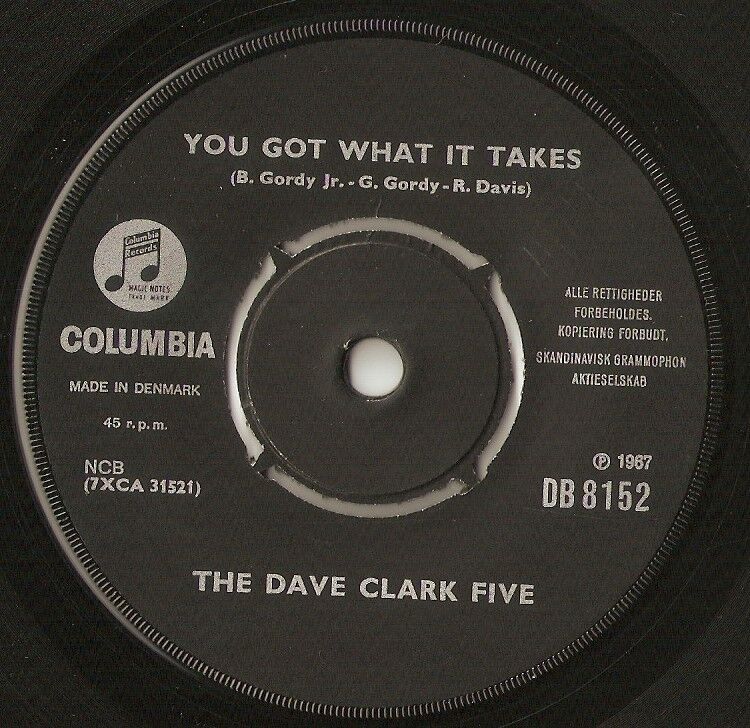 THE DAVE CLARK FIVE GOT WHAT IT TAKES DANISH 7" 1967 MOD FREAKBEAT NORTHERN SOUL