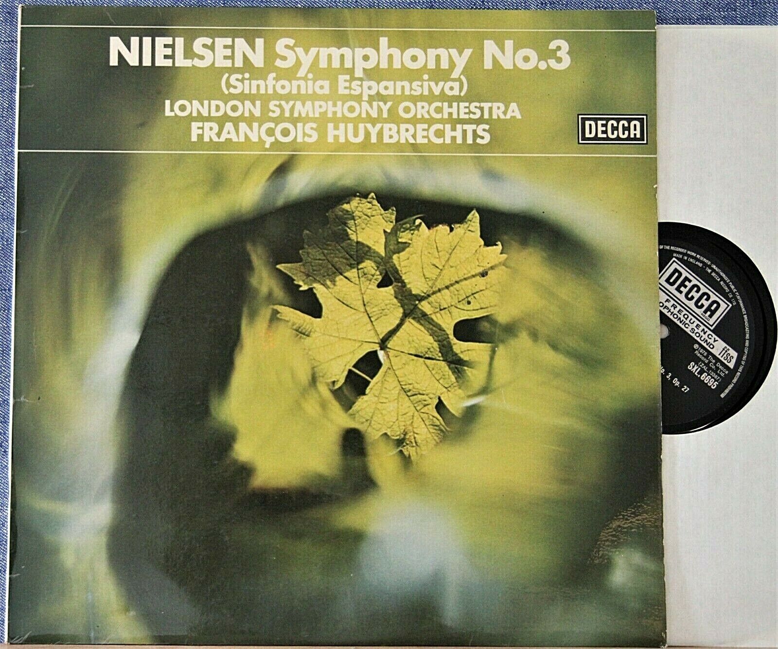 Huybrechts Nielsen (Symphony 3) Decca SXL 6695 NM