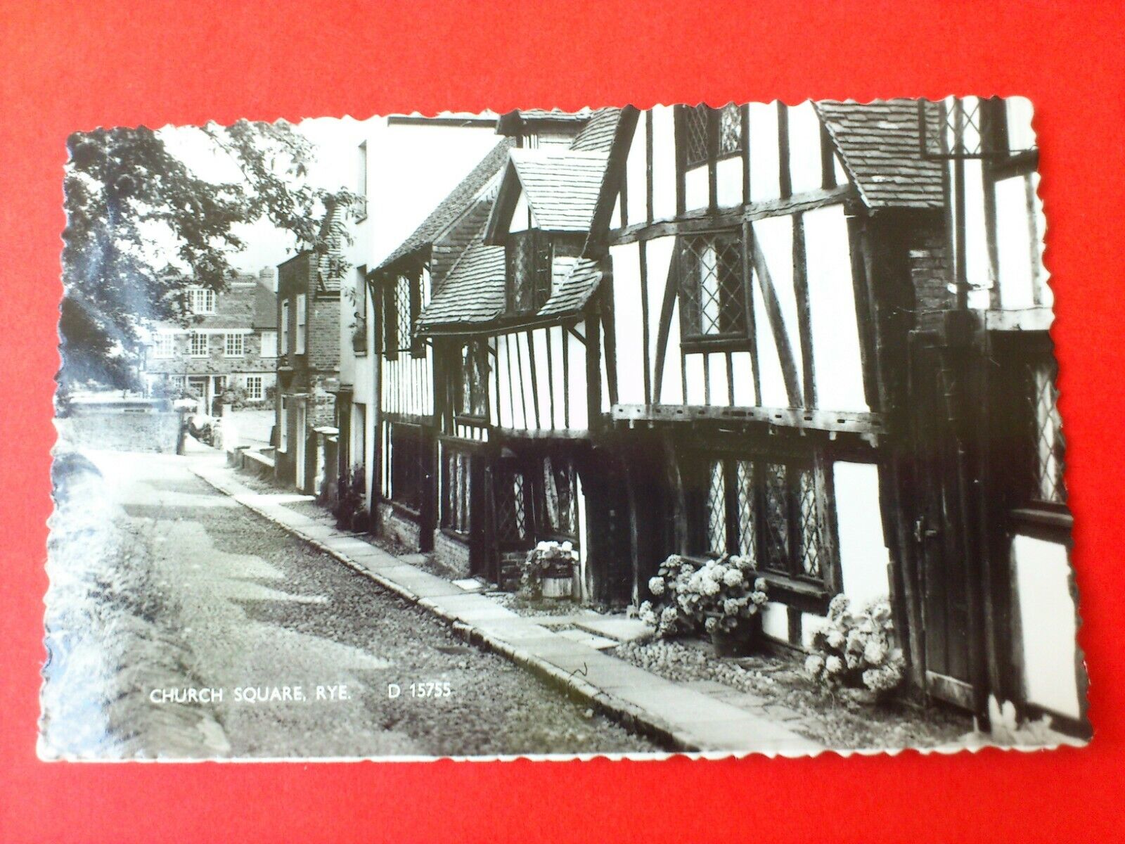 Vintage Postcard UKChurch SquareRye Posted in 1962