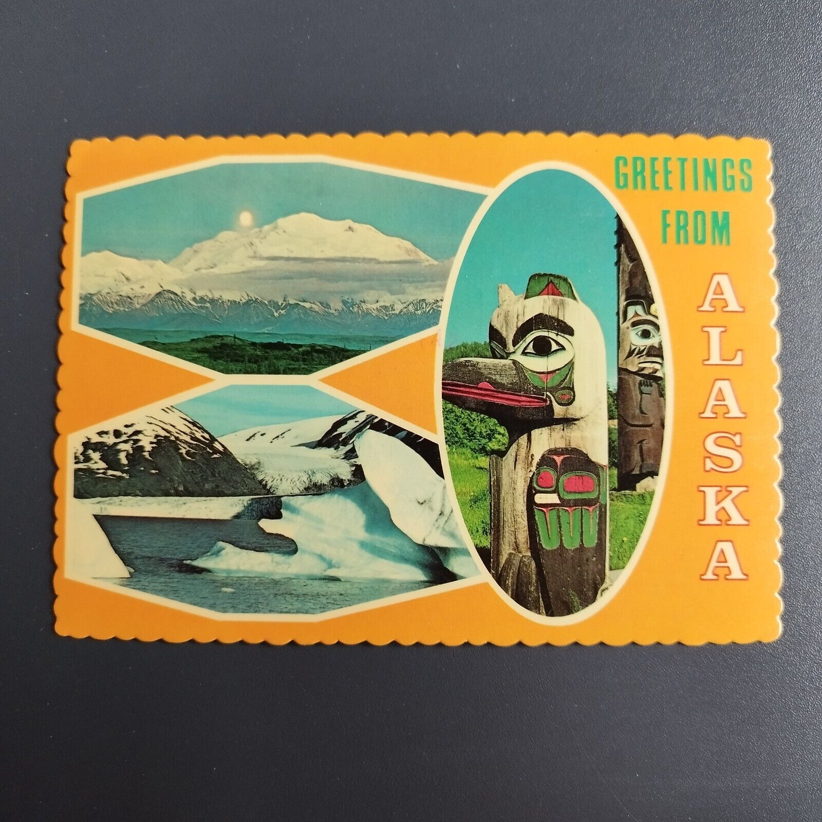 Postcard Greetings from Alaska Posted in 1982