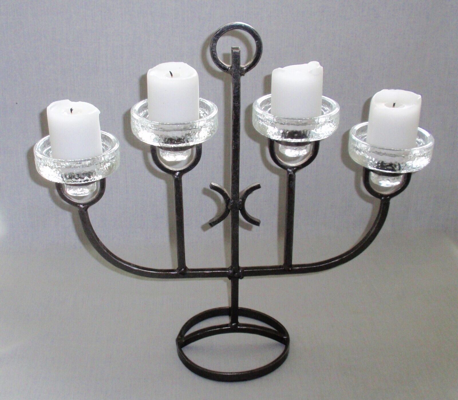 LARGE CANDELABRA - BODA SMITHY - KOSTA BODA - ERIK HOGLUND