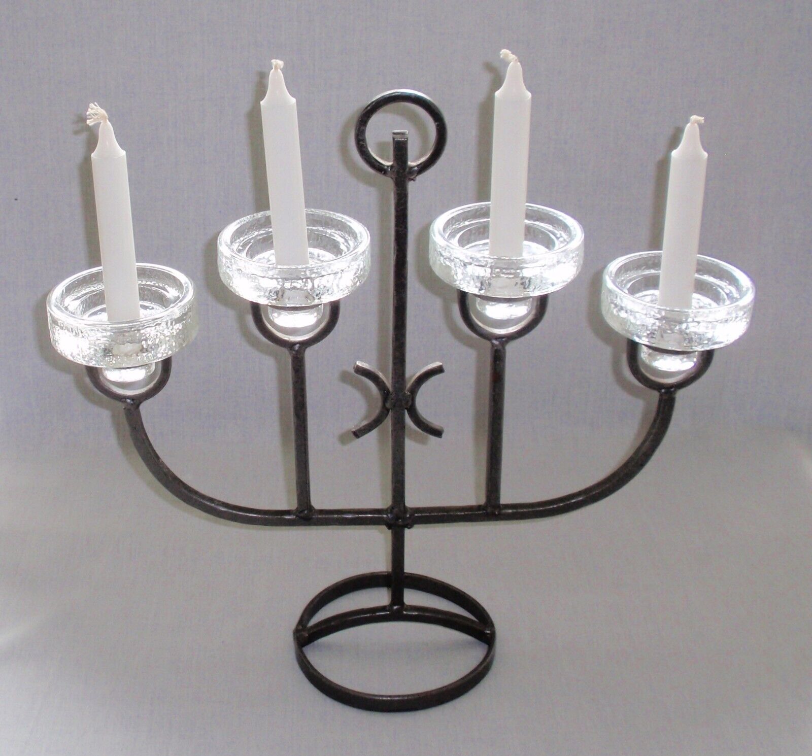 LARGE CANDELABRA - BODA SMITHY - KOSTA BODA - ERIK HOGLUND