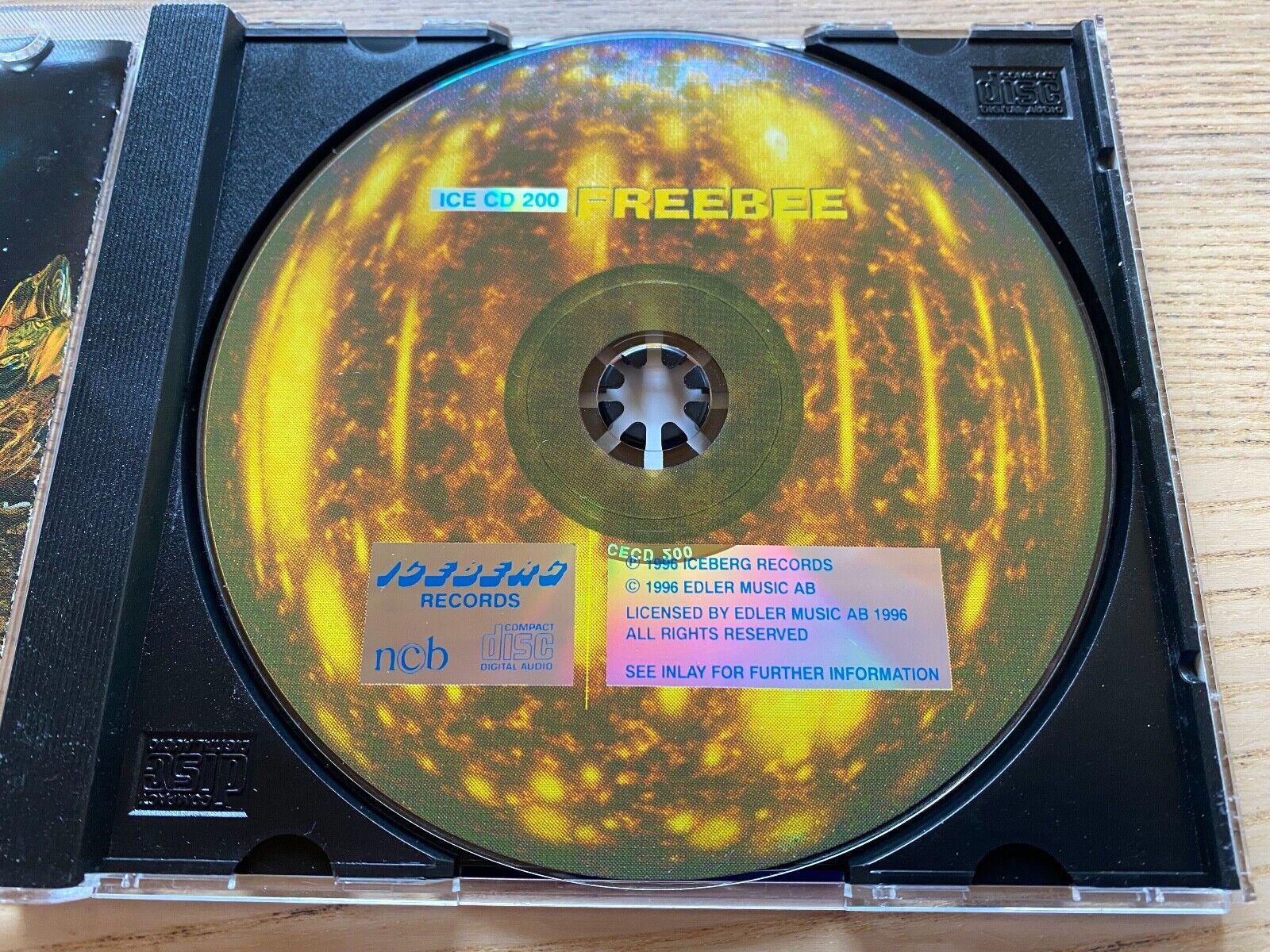 FREEBEE 1996 DEBUT CD ALBUM 15 TRACK ICEBERG RECORDS EDLER MUSIC AB DANISH PRESS