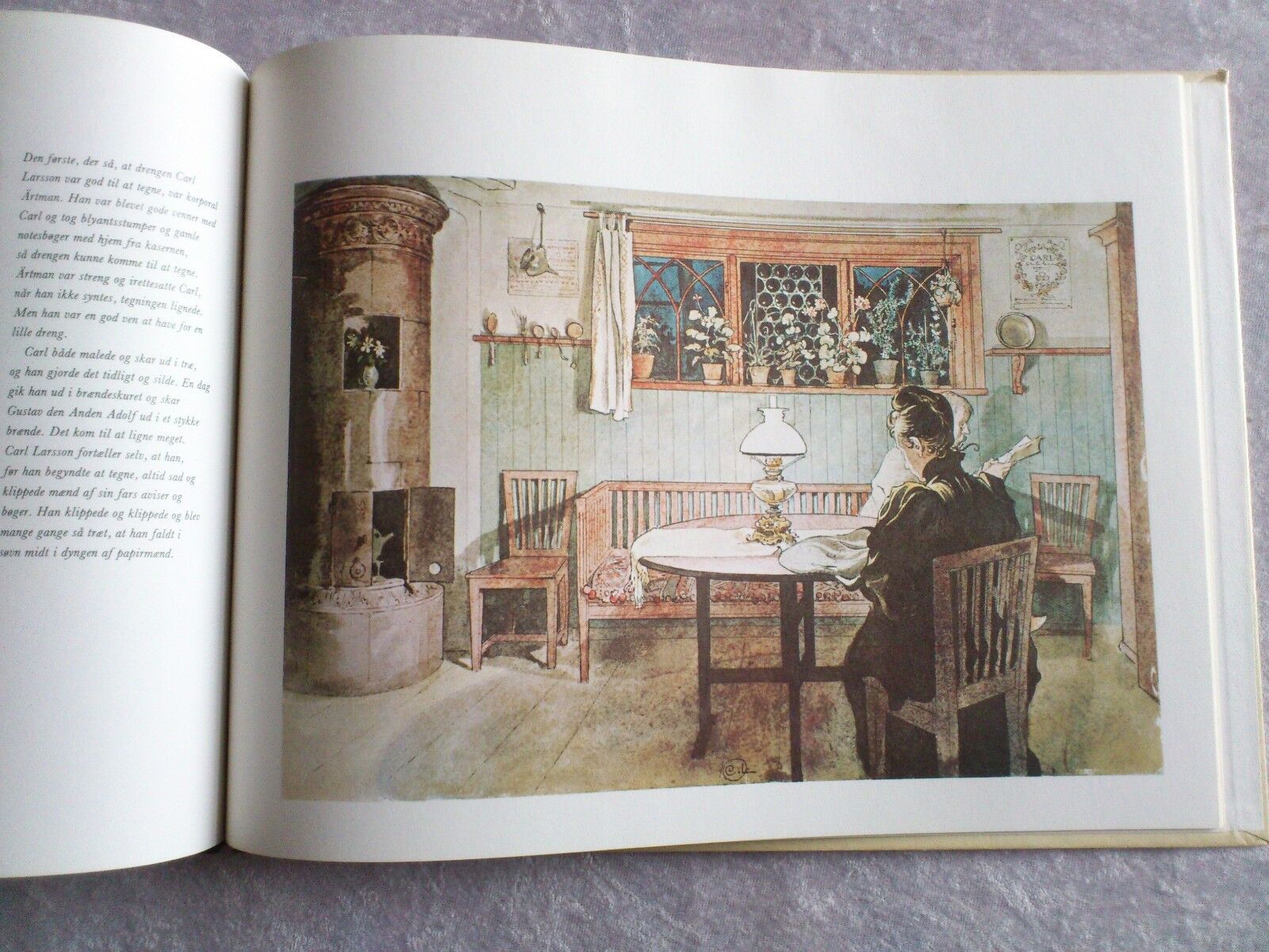 Danish Children's Book"Et Hjem"A Home by Carl Larsson/Lennart Rudström1968