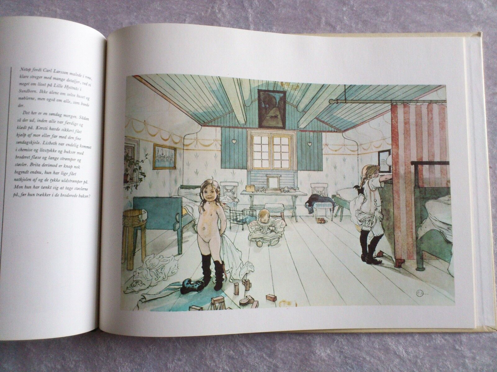 Danish Children's Book"Et Hjem"A Home by Carl Larsson/Lennart Rudström1968