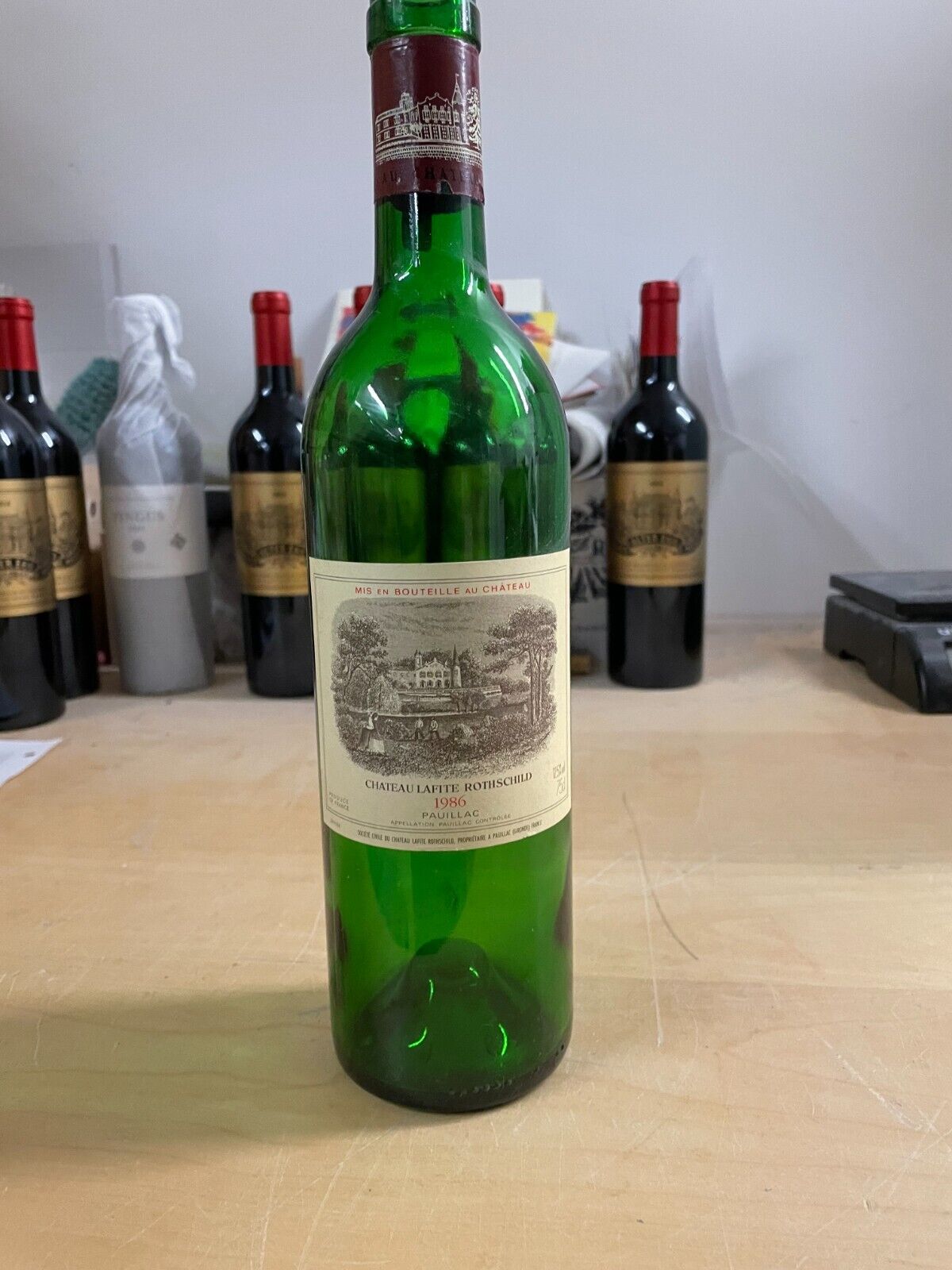 Lafite Rothschild 1996 empty