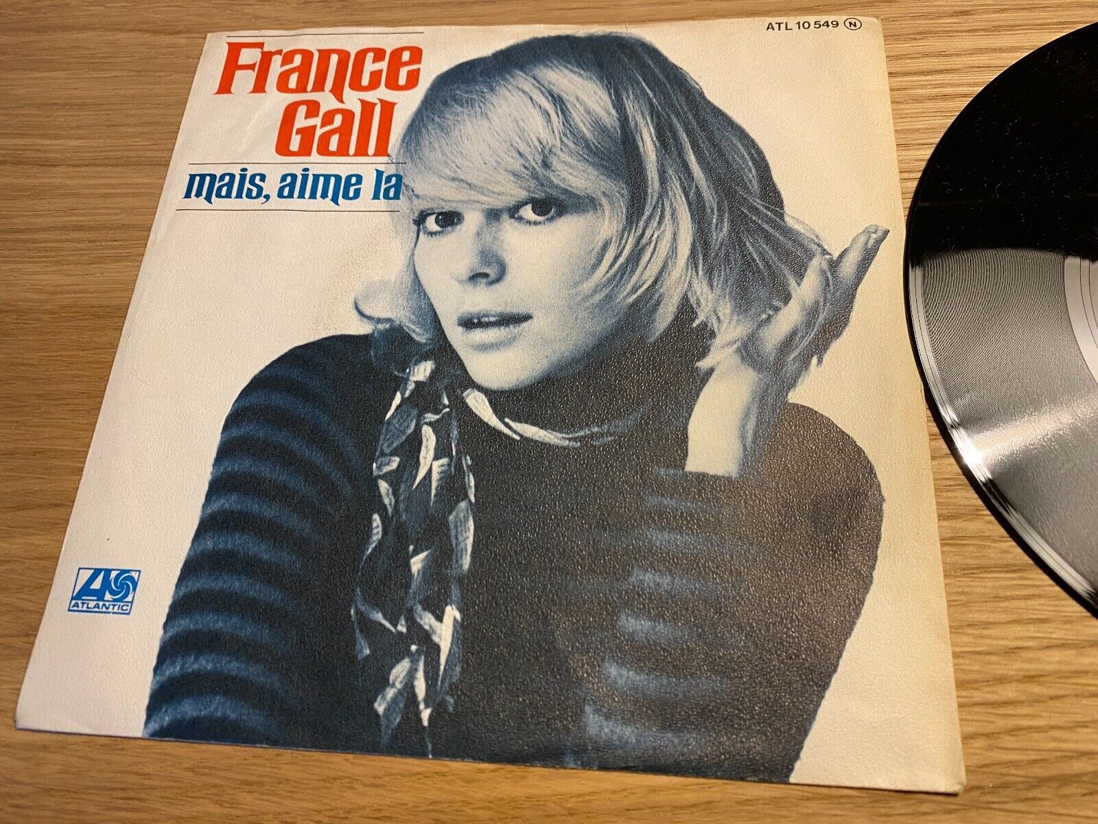 FRANCE GALL "MAIS AIME LA/A VOTRE AVIS" 1974 ATLANTIC RECORDS GERMAN PROMO PRESS