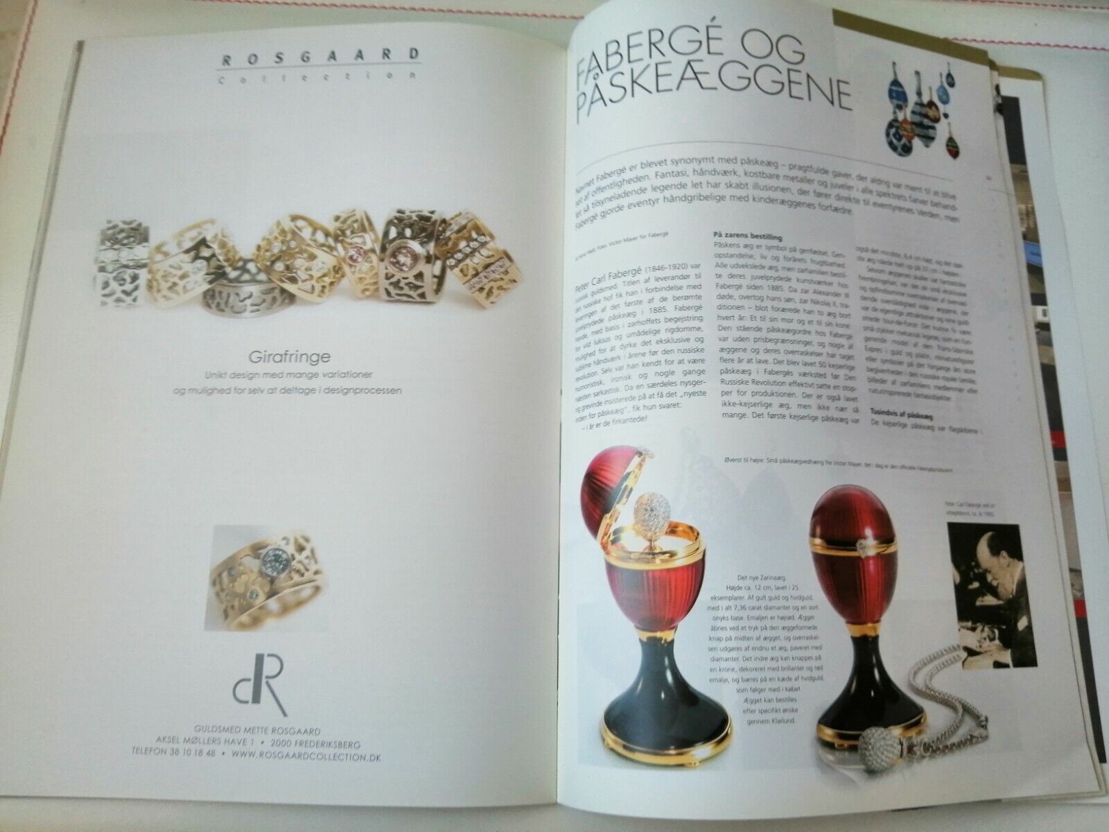 Design Watches and Jewellery Magazine Danish magazine 2006/3Faberge