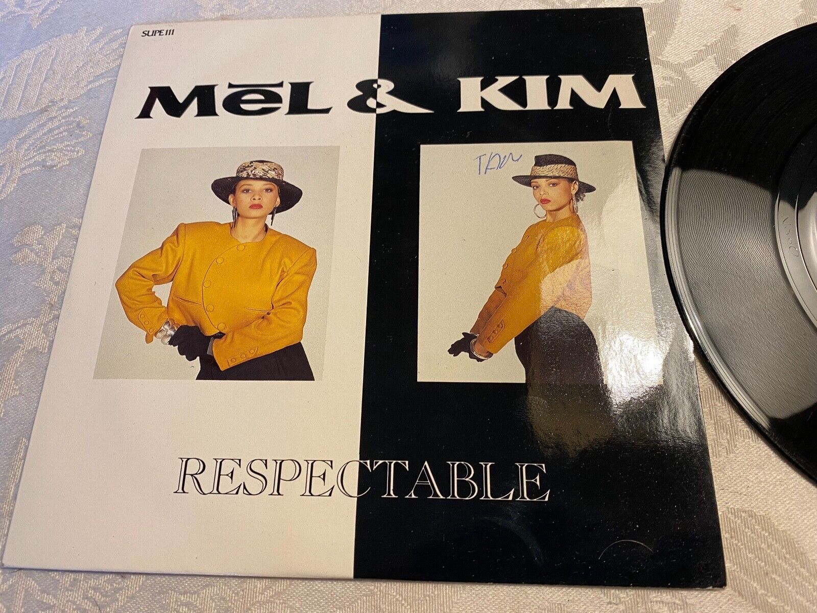 MEL  KIM "RESPECTABLE" 1987 SUPREME RECORDS 7 INCH VINYL 1 PRESSING UK PWL 7