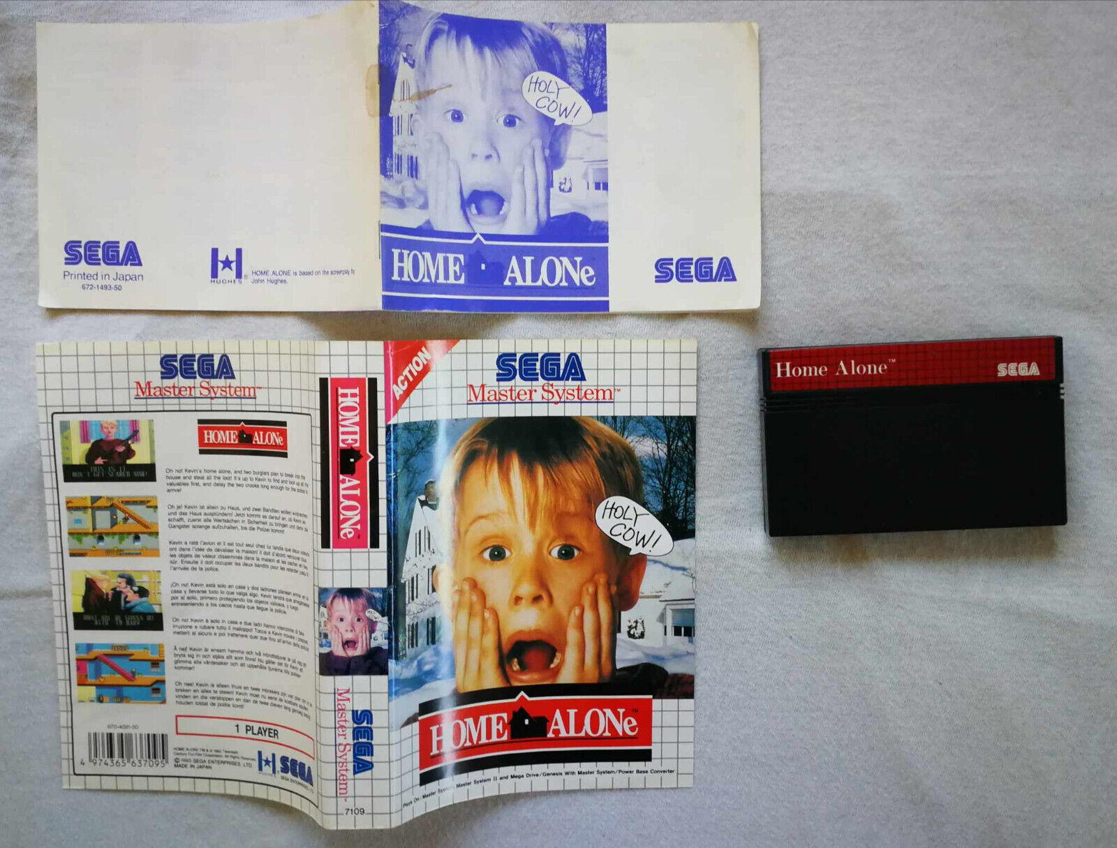 Home Alone CIB Pal sega master system