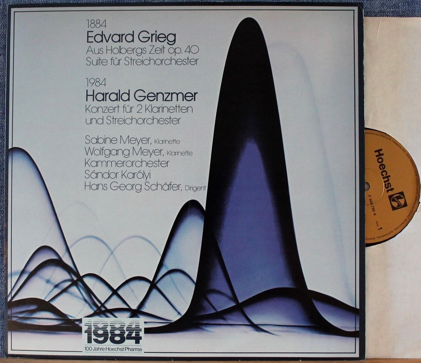 Meyer (x2); etc Genzmer (Concerto for 2 clarinets)+Grieg Hoechst 668780 NM