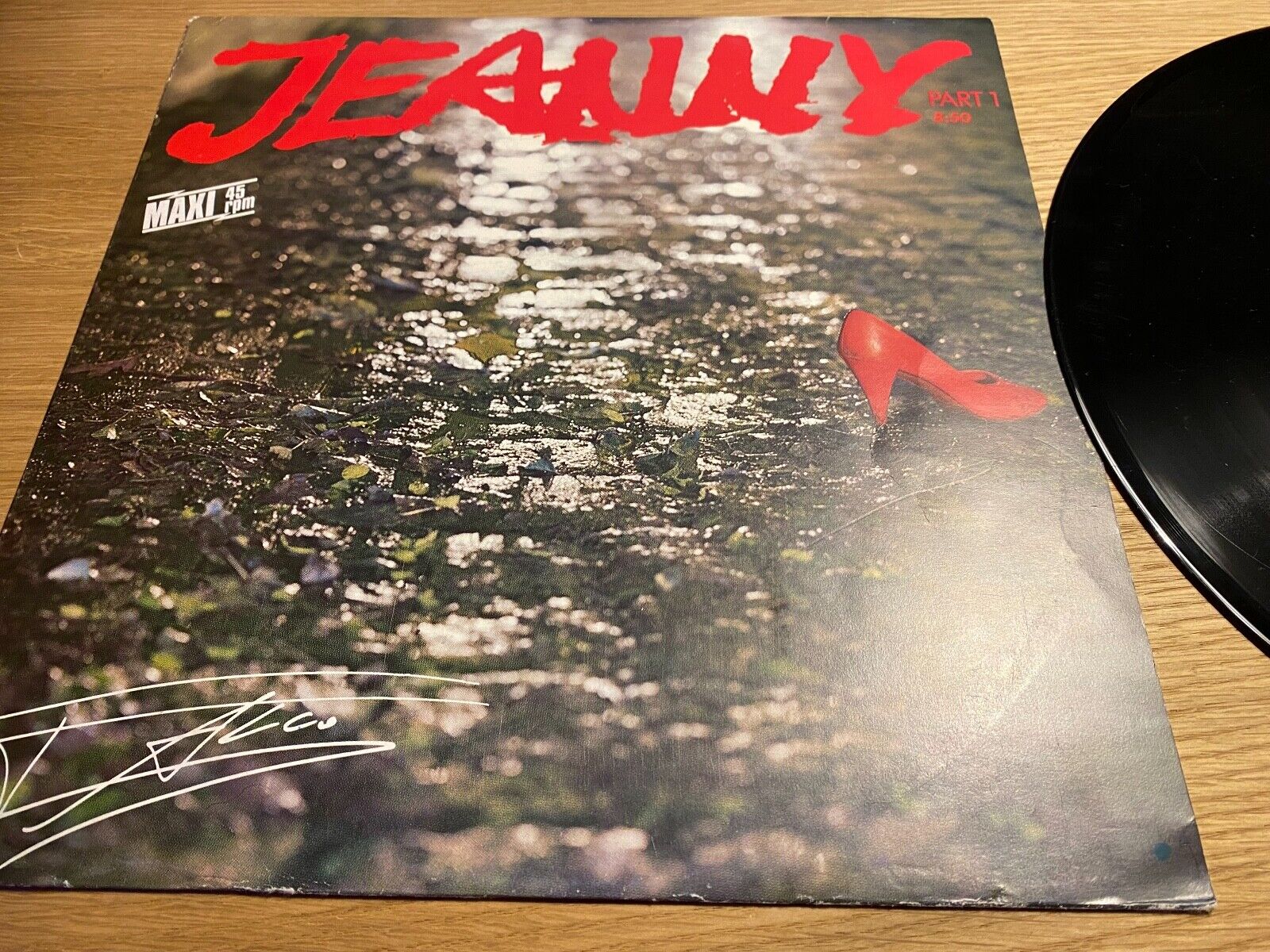 FALCO "JEANNY / MÂNNER DES WESTEN" 1985 2 TRACK WEST GERMAN 1 PRESS GIG RECORDS