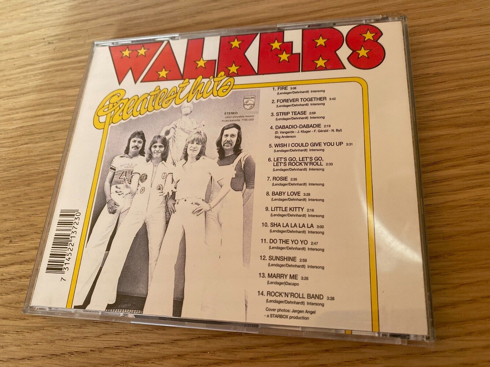 WALKERS "GREATEST HITS" ADD 14 TRACK CDALBUM PHILIPS RECORDS NCB DANISH PRESSING