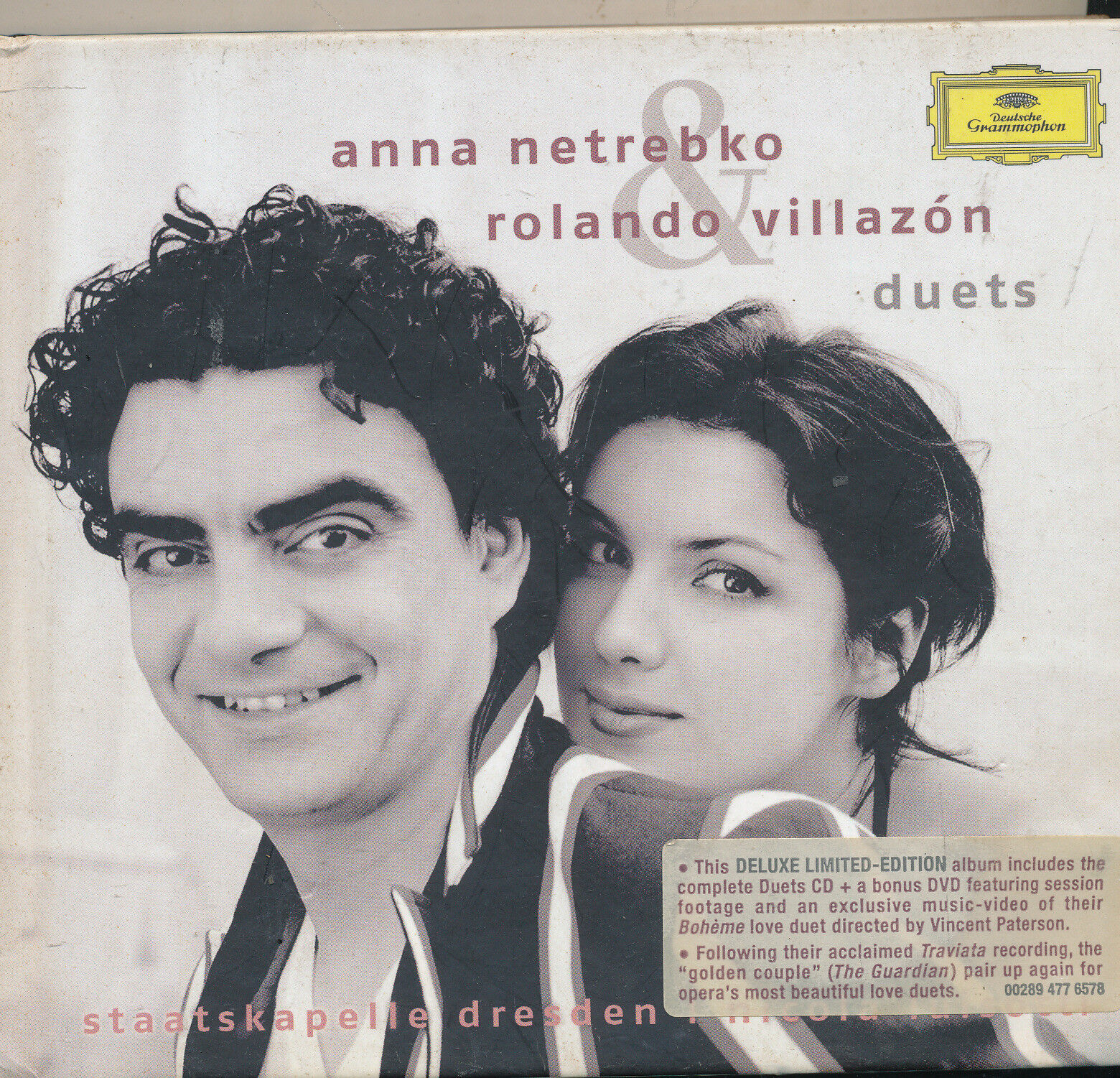 CD- ANNA NETREBKO  ROLANDO VILLAZON- DUETS- CD+DVD