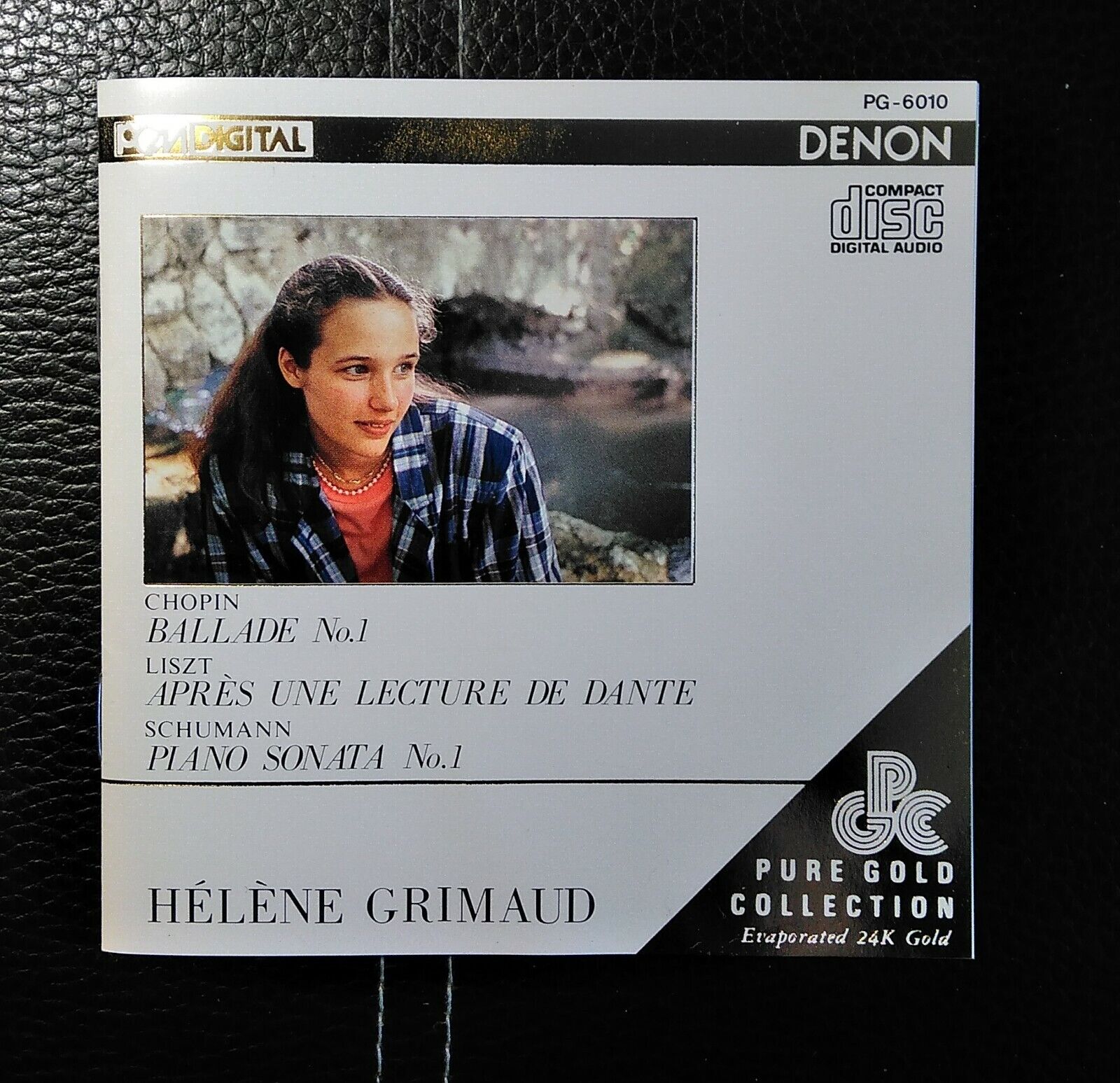 Hélène Grimaud plays Chopin / Liszt / Schumann GOLD CD LIMITED NUMBERED EDITION