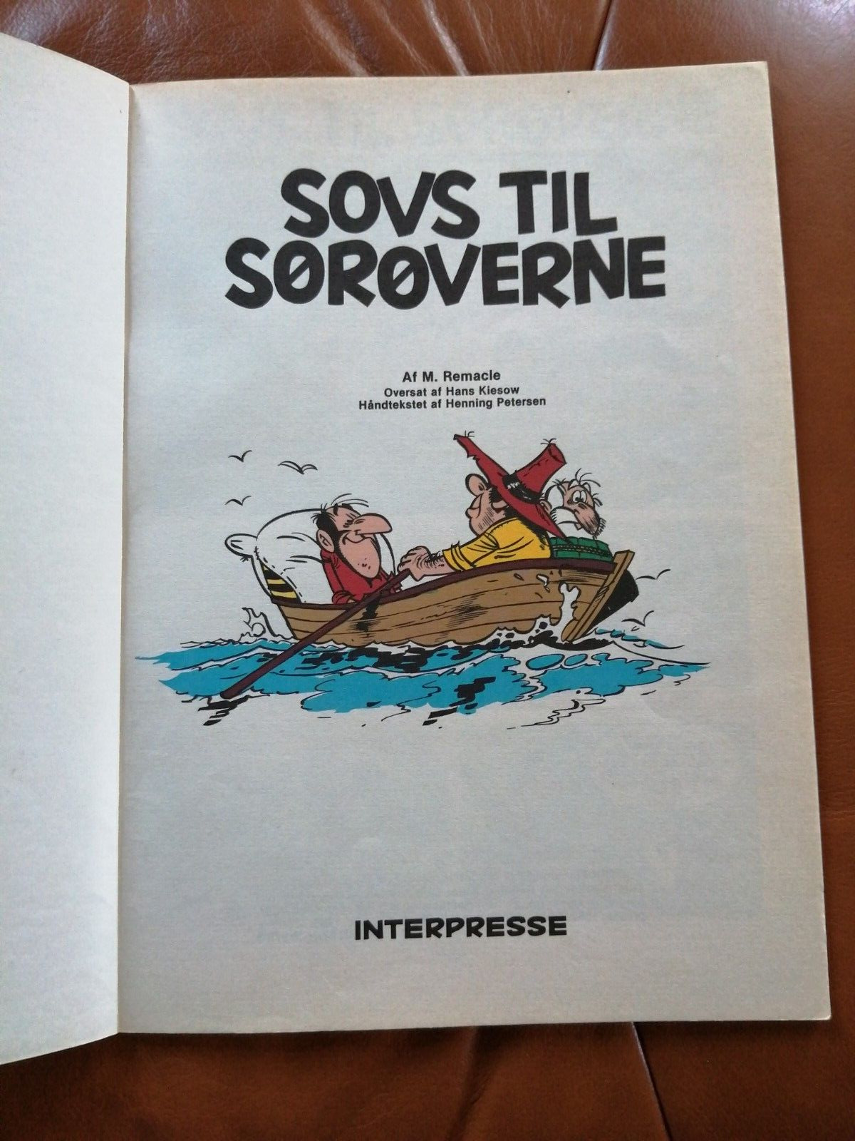 DenmarkComic bookMRemacleSovs til sørøverne Interpresse 1983 1st ed