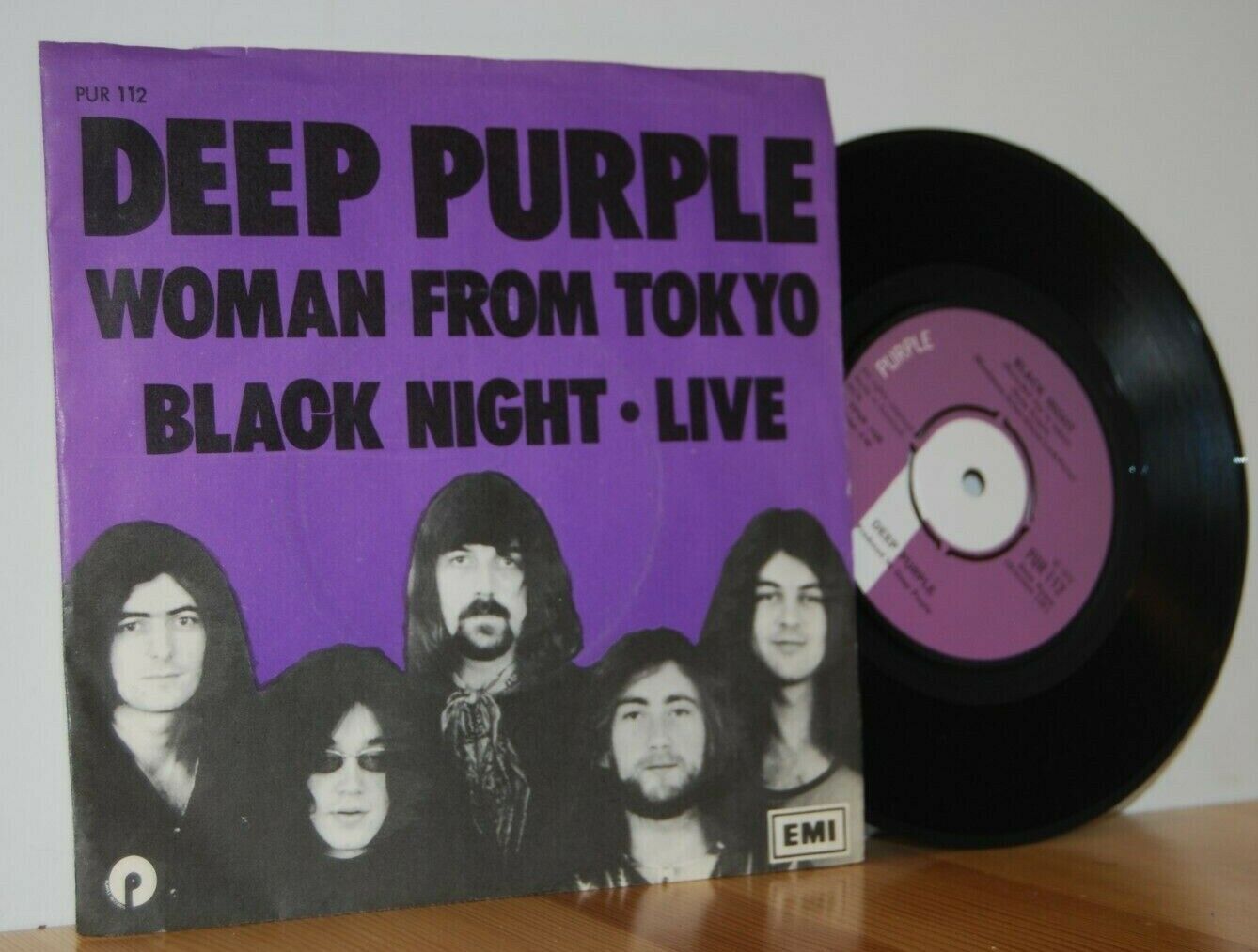 DEEP PURPLE Woman From Tokyo PUR112 Danish PS Picture Sleeve TOP COPY!