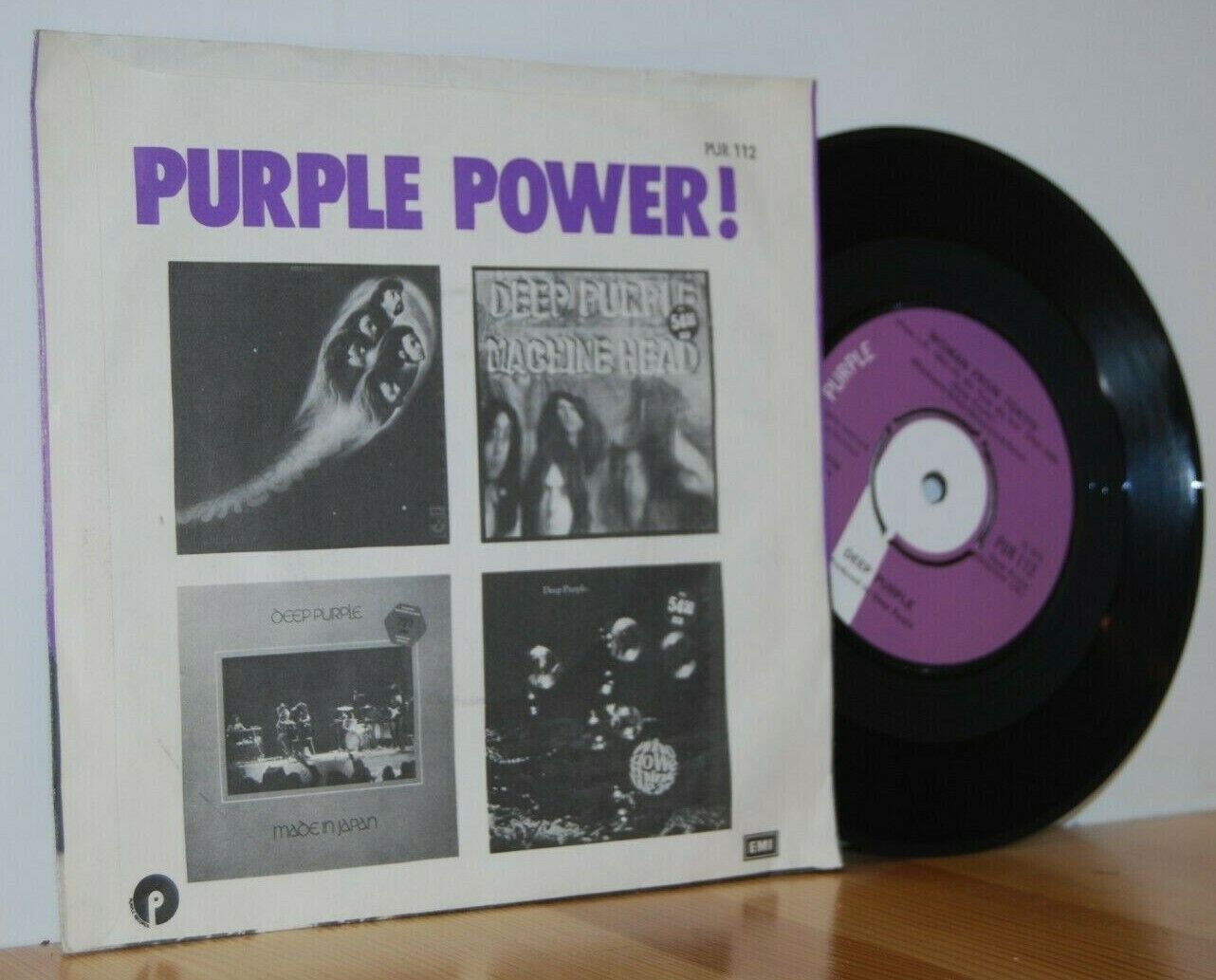 DEEP PURPLE Woman From Tokyo PUR112 Danish PS Picture Sleeve TOP COPY!