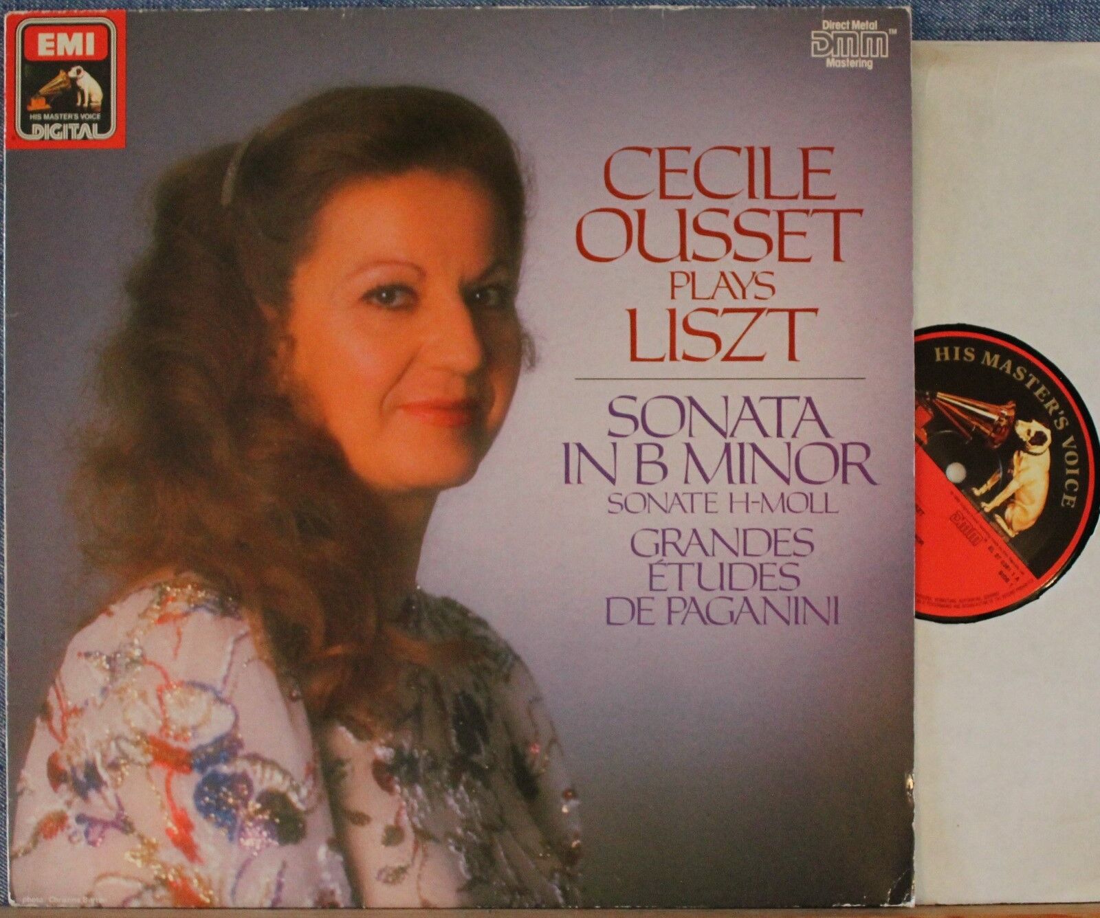 Ousset Liszt (Sonata b-min; Paganini etudes) EMI 27 0261 dig NM