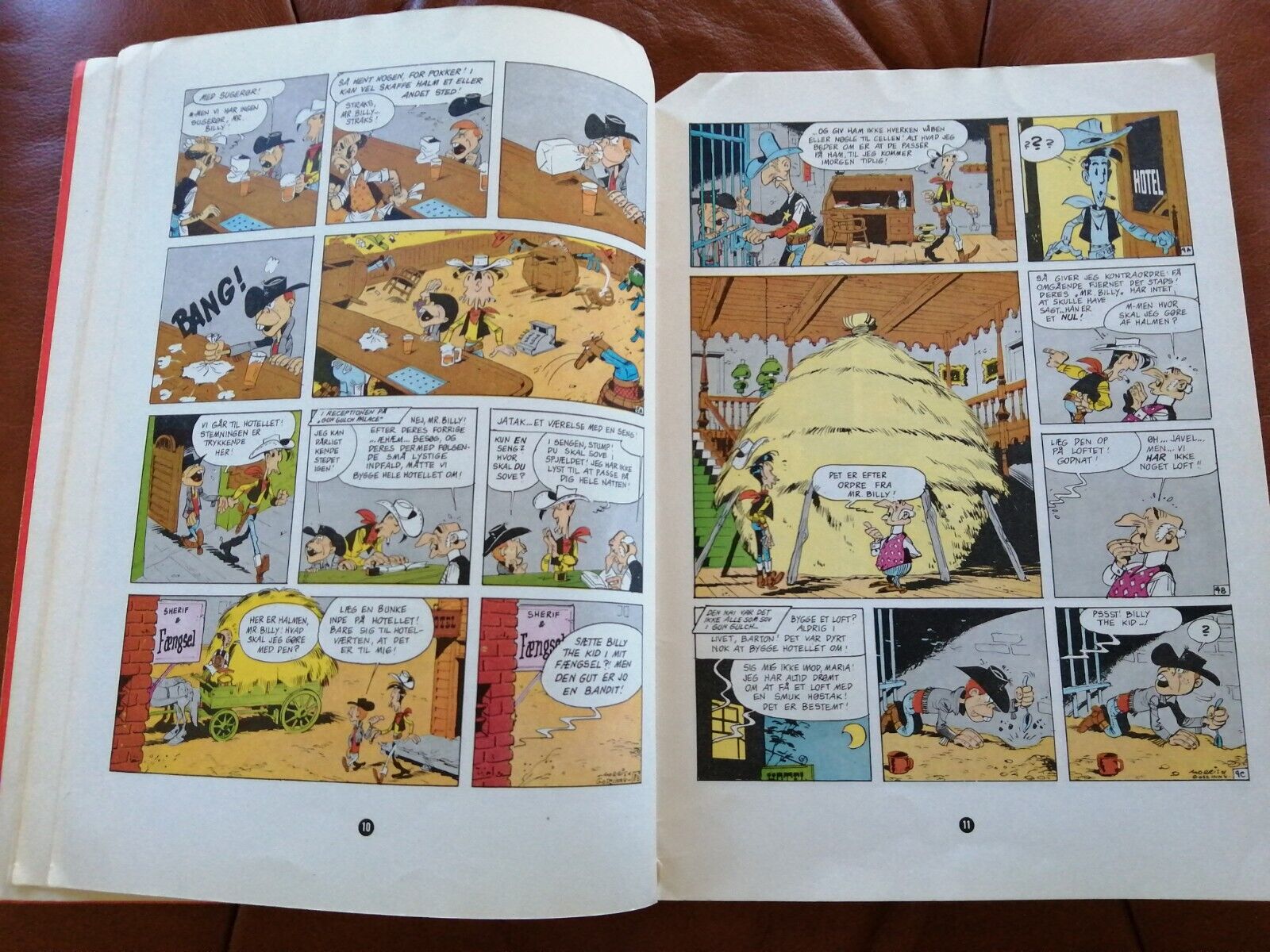 Denmarkcomic book"Lucky Luke" no 11Morris  Goscinny : L'Escorte1975