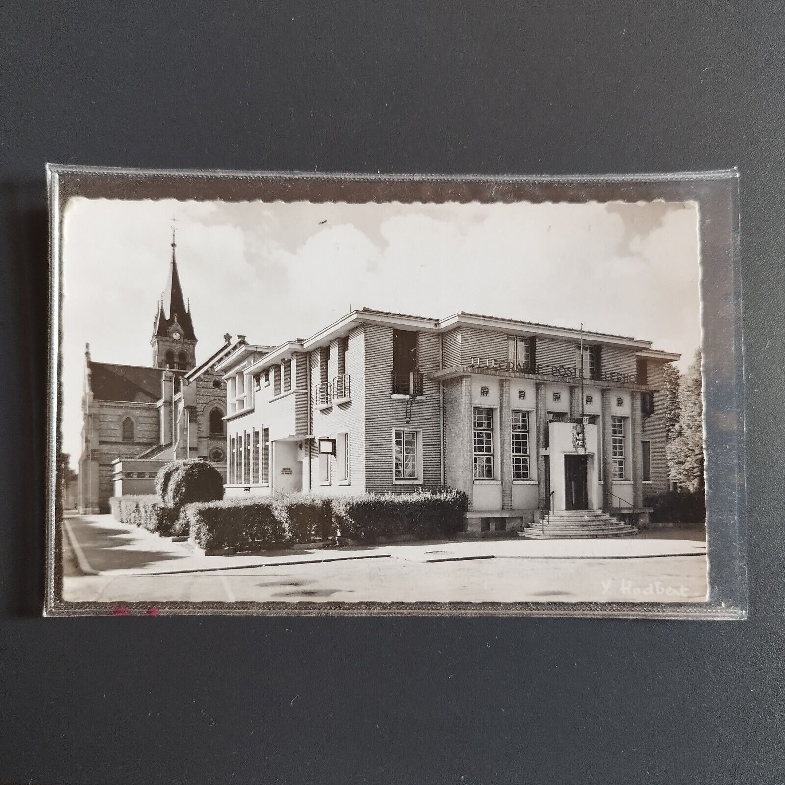 France - Rambouillet (Seine-et-Oise ) La Poste et L'Eglise