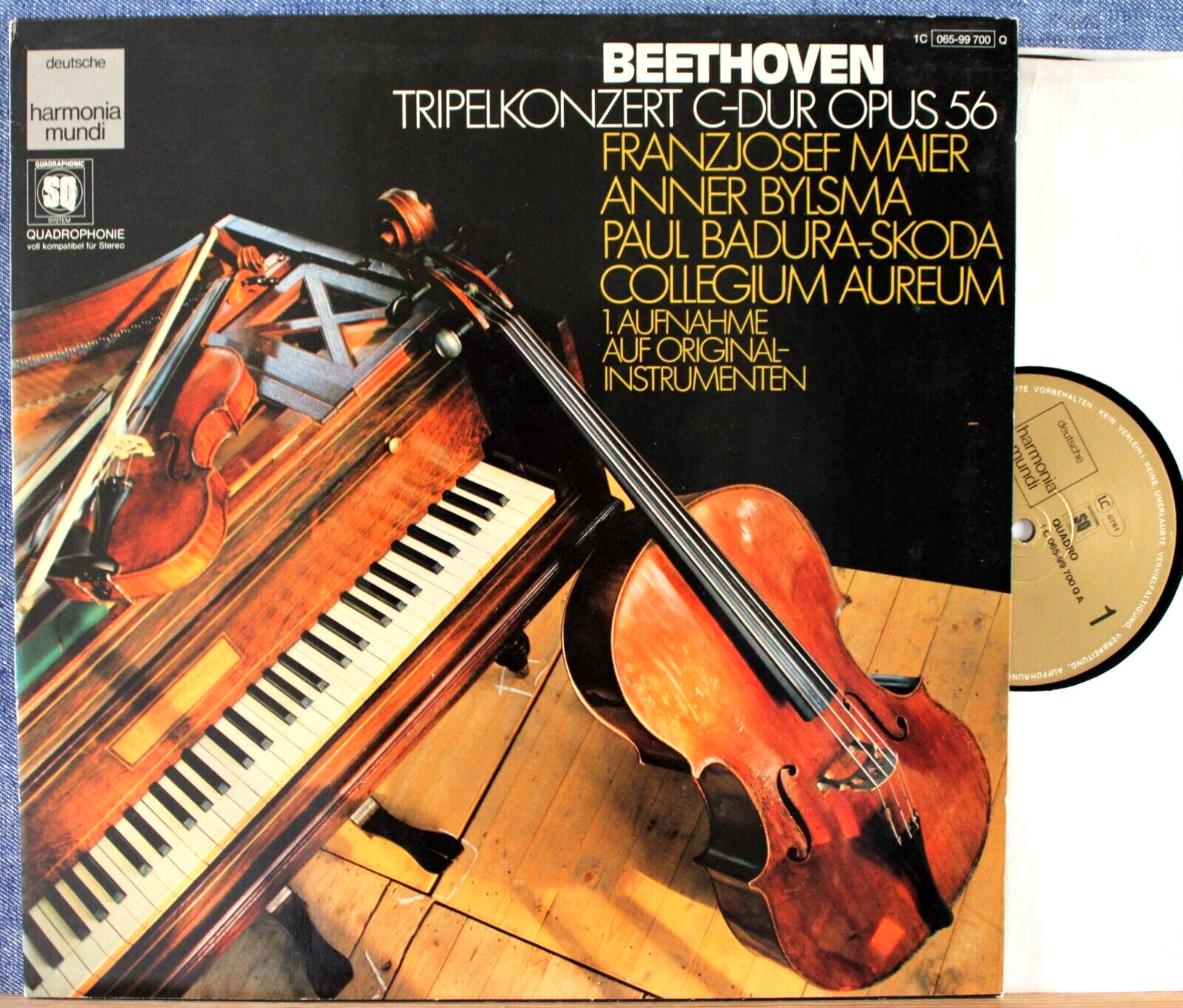 Maier; Bulsma; Badura-Skoda Beethoven (Triple conc) Harmonia Mundi 065-99 700