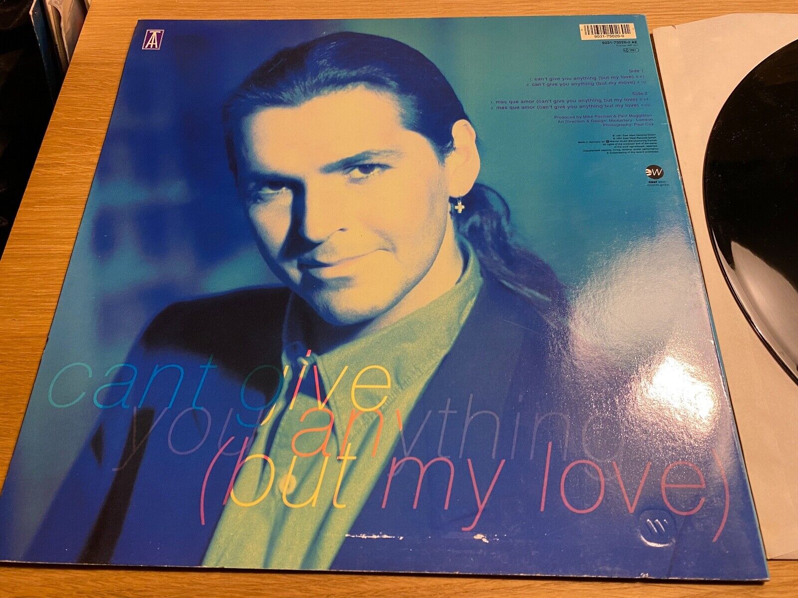 THOMAS ANDERS "CAN´T GIVE YOU ANYTHING (BUT MY LOVE)" 1991 12 MAXI 45 RPM GERMAN