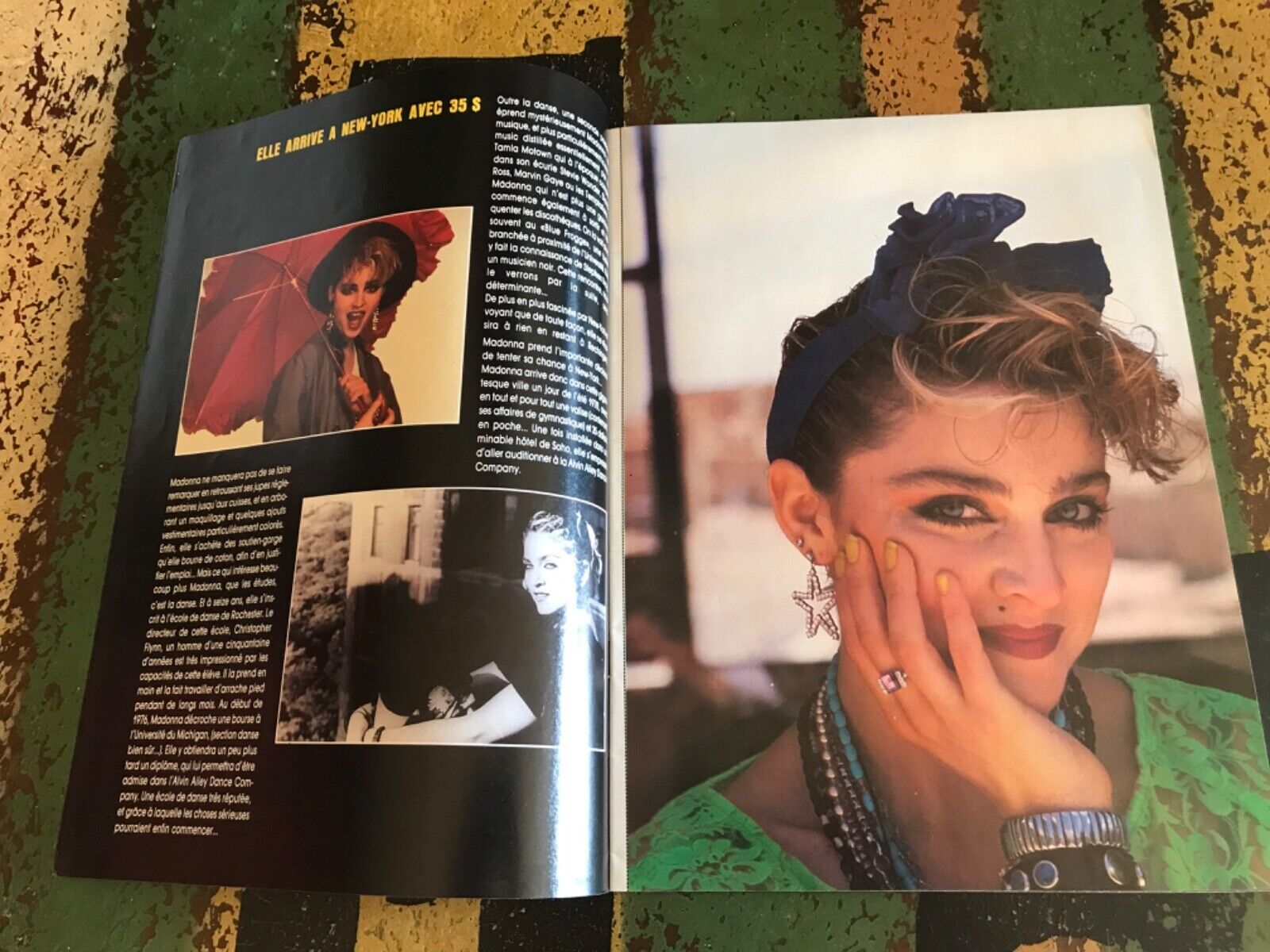 Madonna Rock Music 1987 Special Magazine France